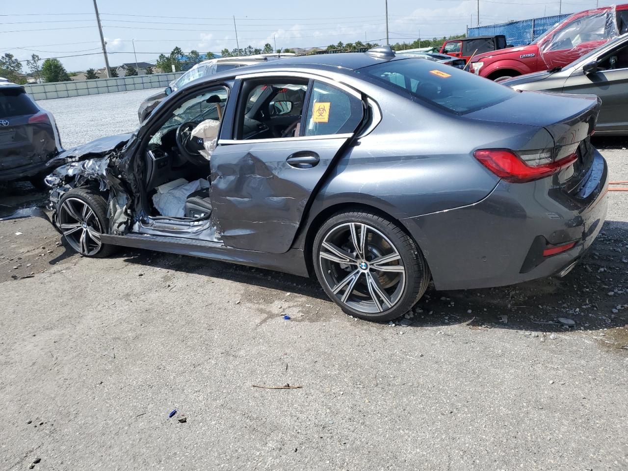 2021 Bmw 330i    Серый vin: 3MW5R1J02M8B82695