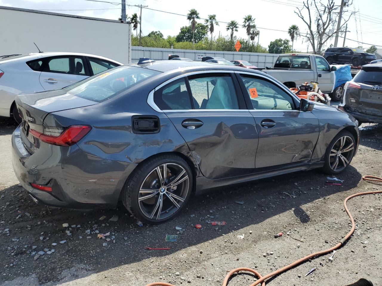 2021 Bmw 330i    Серый vin: 3MW5R1J02M8B82695