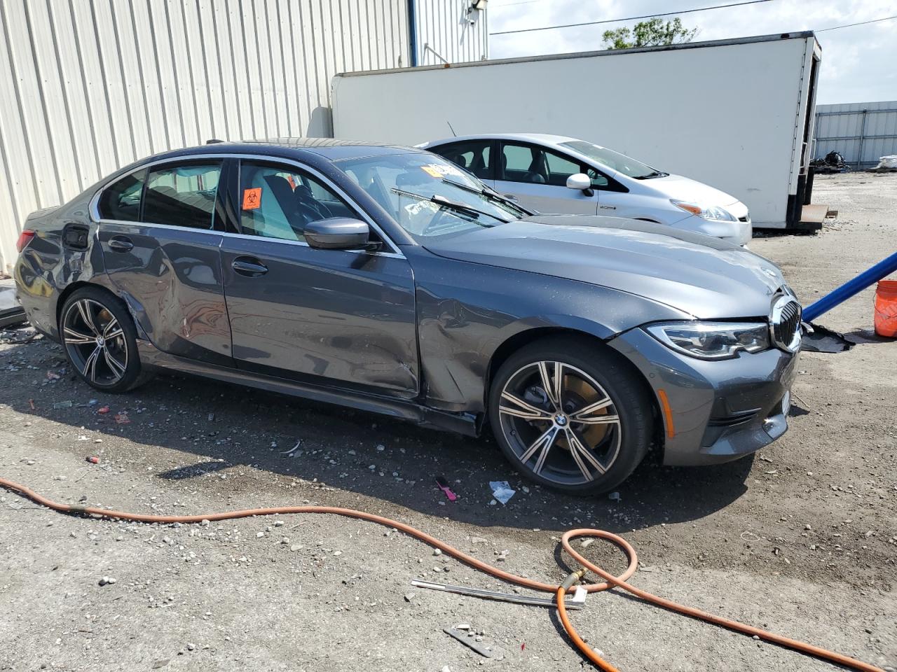 2021 Bmw 330i    Серый vin: 3MW5R1J02M8B82695