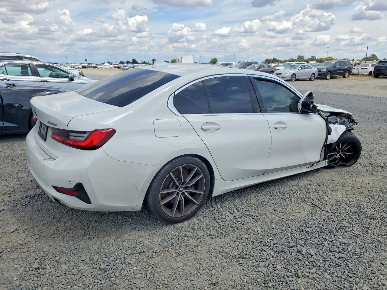 2020 Bmw 330i White vin: 3MW5R1J04L8B04420