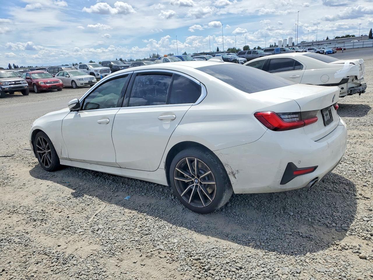 2020 Bmw 330i White vin: 3MW5R1J04L8B04420