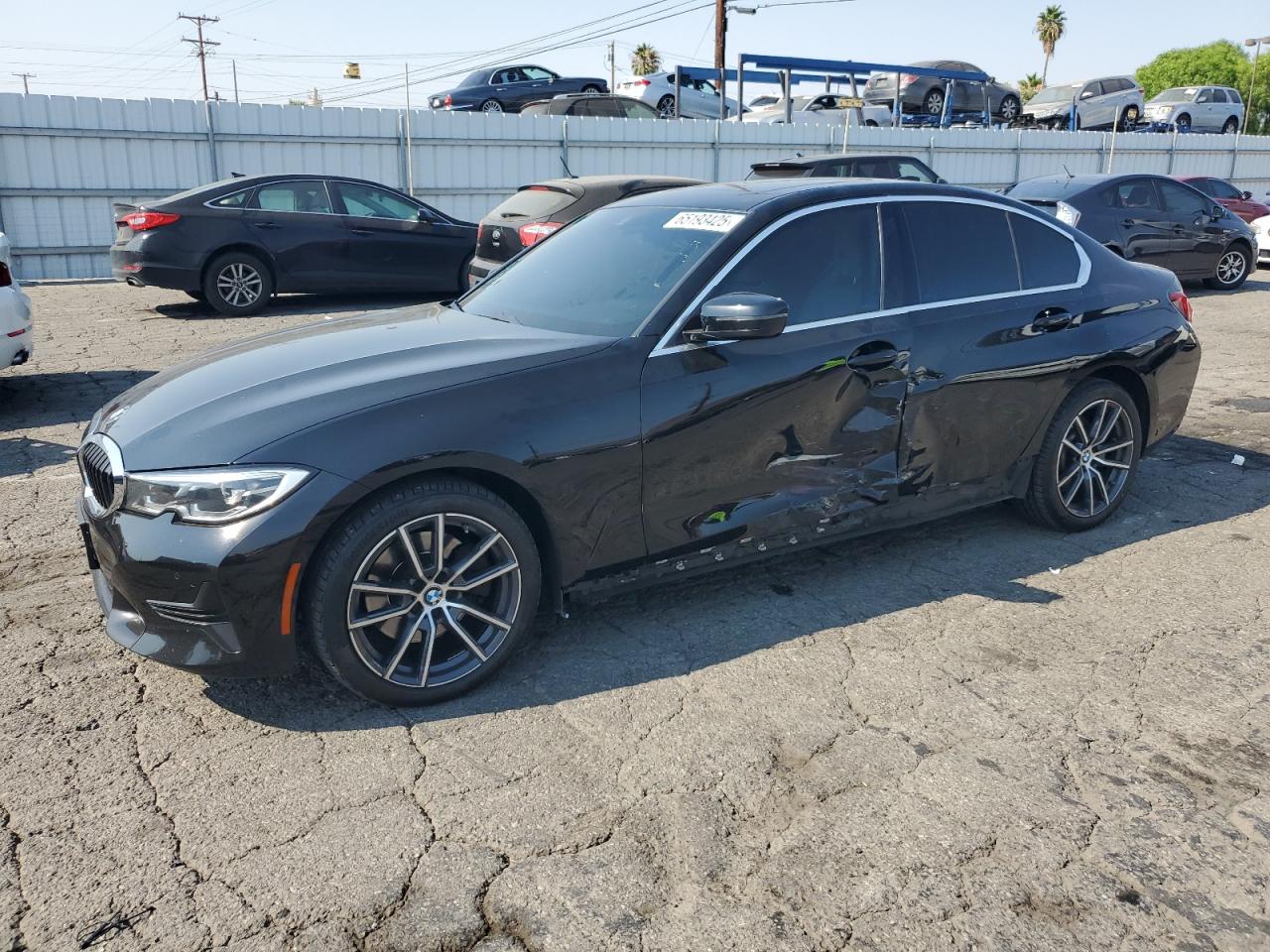 2021 Bmw 330i    Black vin: 3MW5R1J04M8B62898