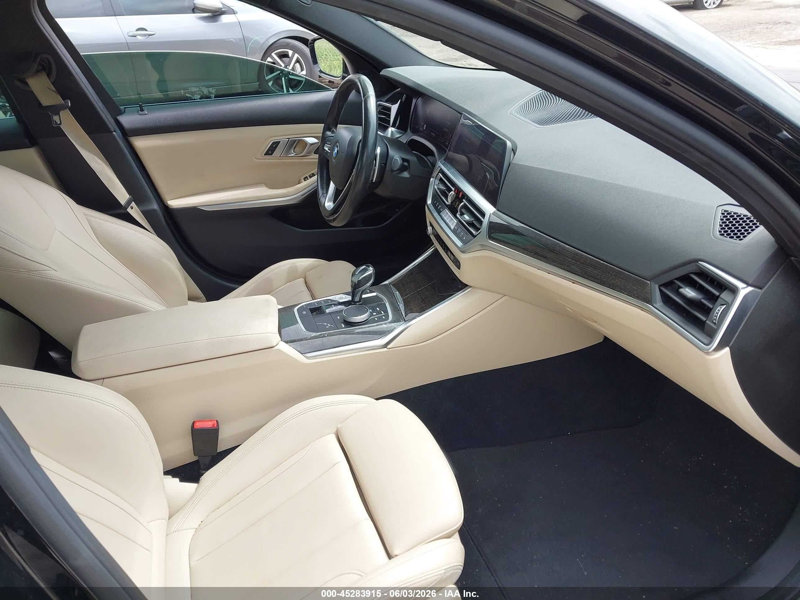2021 Bmw 330i   Черный vin: 3MW5R1J04M8C18581