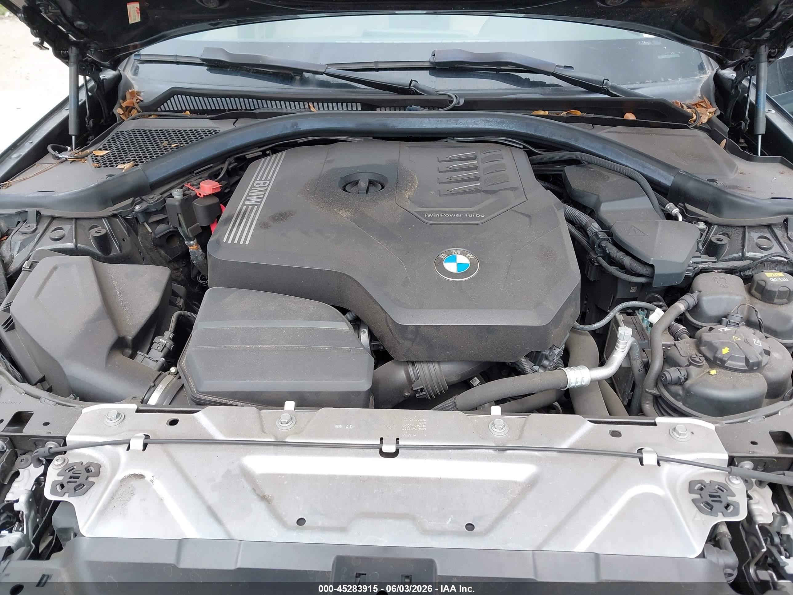 2021 Bmw 330i   Черный vin: 3MW5R1J04M8C18581