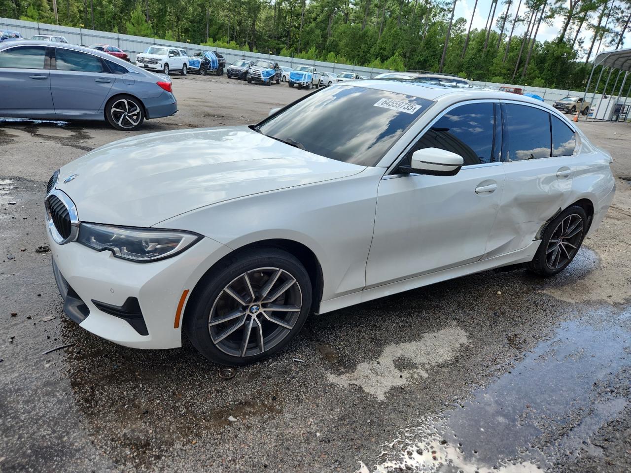 2022 Bmw 330i    White vin: 3MW5R1J04N8C59987