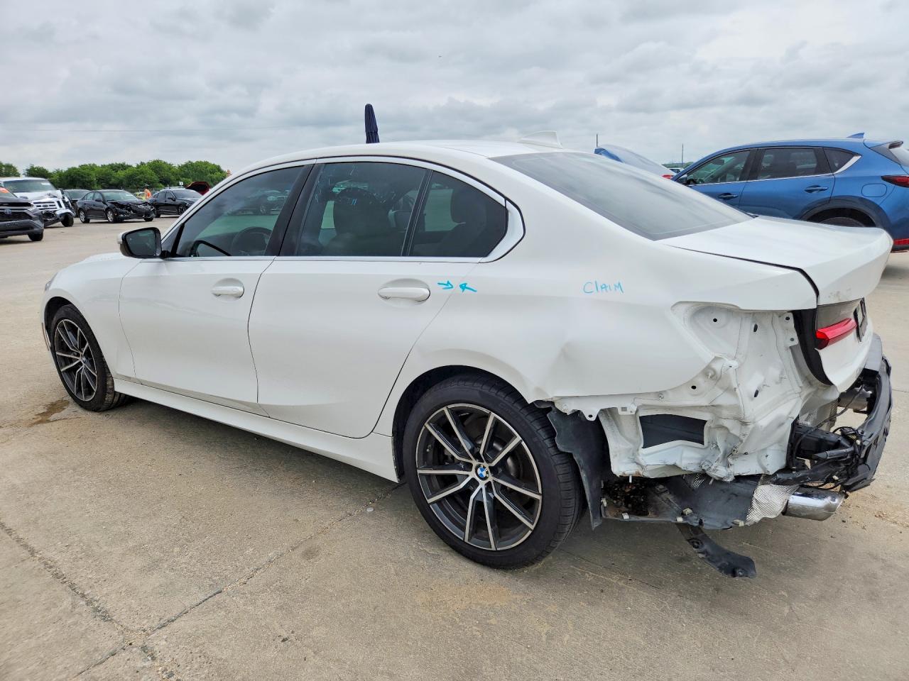 2020 Bmw 330i Белый vin: 3MW5R1J06L8B04810