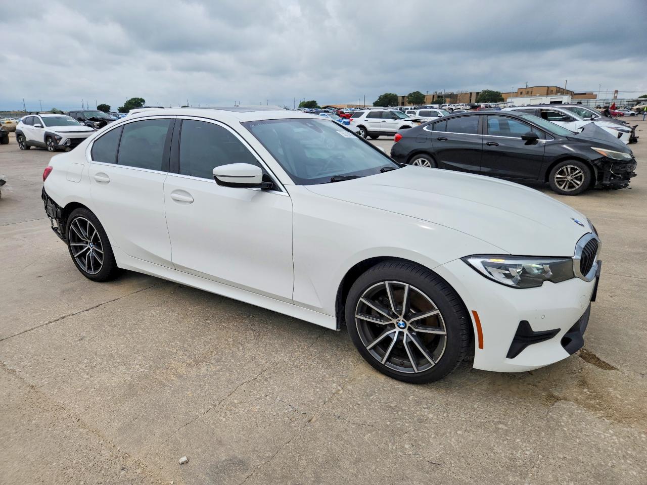 2020 Bmw 330i Белый vin: 3MW5R1J06L8B04810