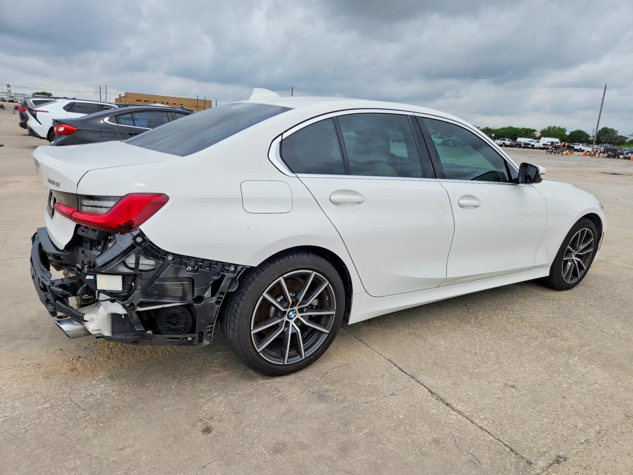 2020 Bmw 330i Белый vin: 3MW5R1J06L8B04810