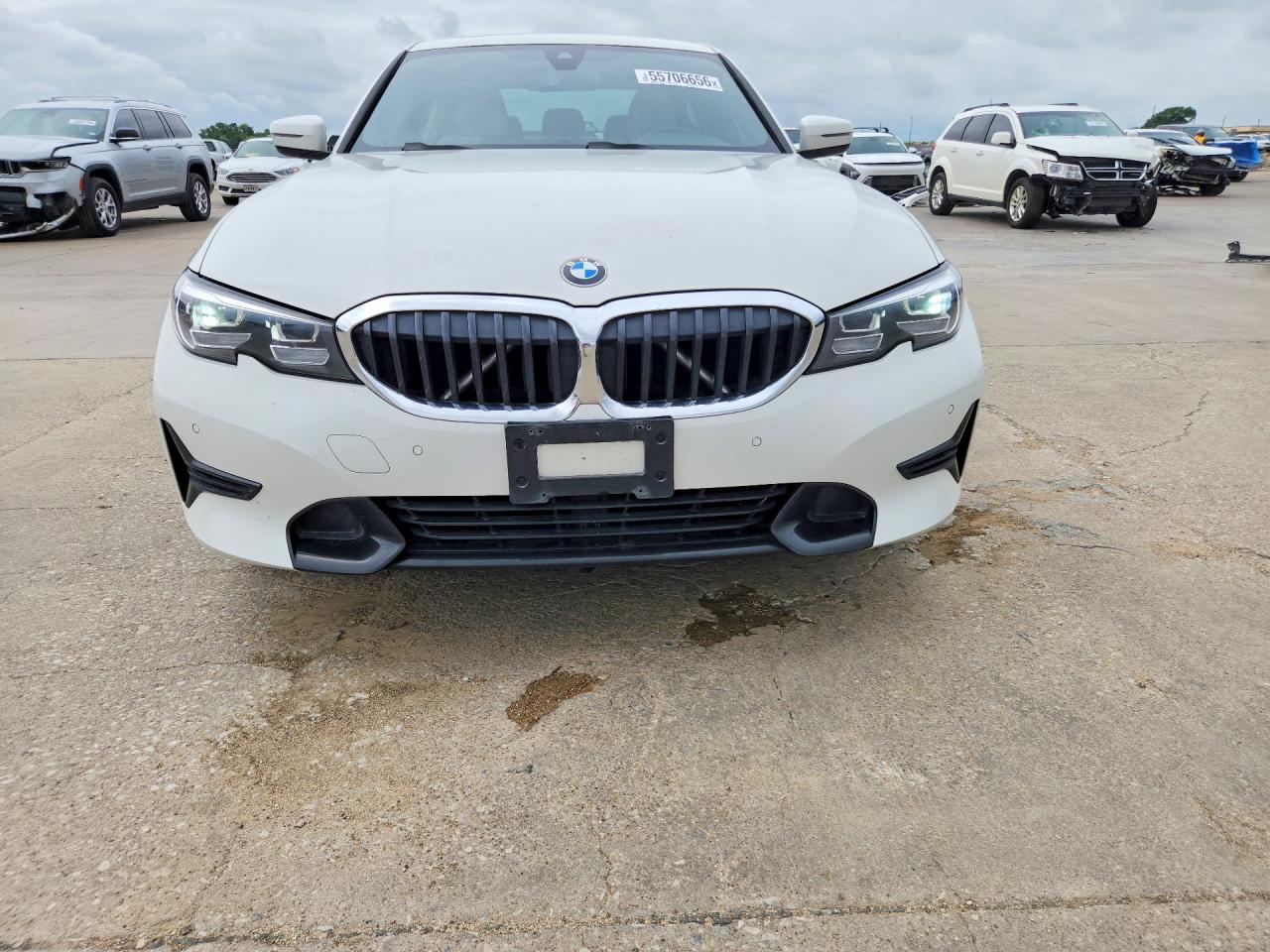 2020 Bmw 330i Белый vin: 3MW5R1J06L8B04810