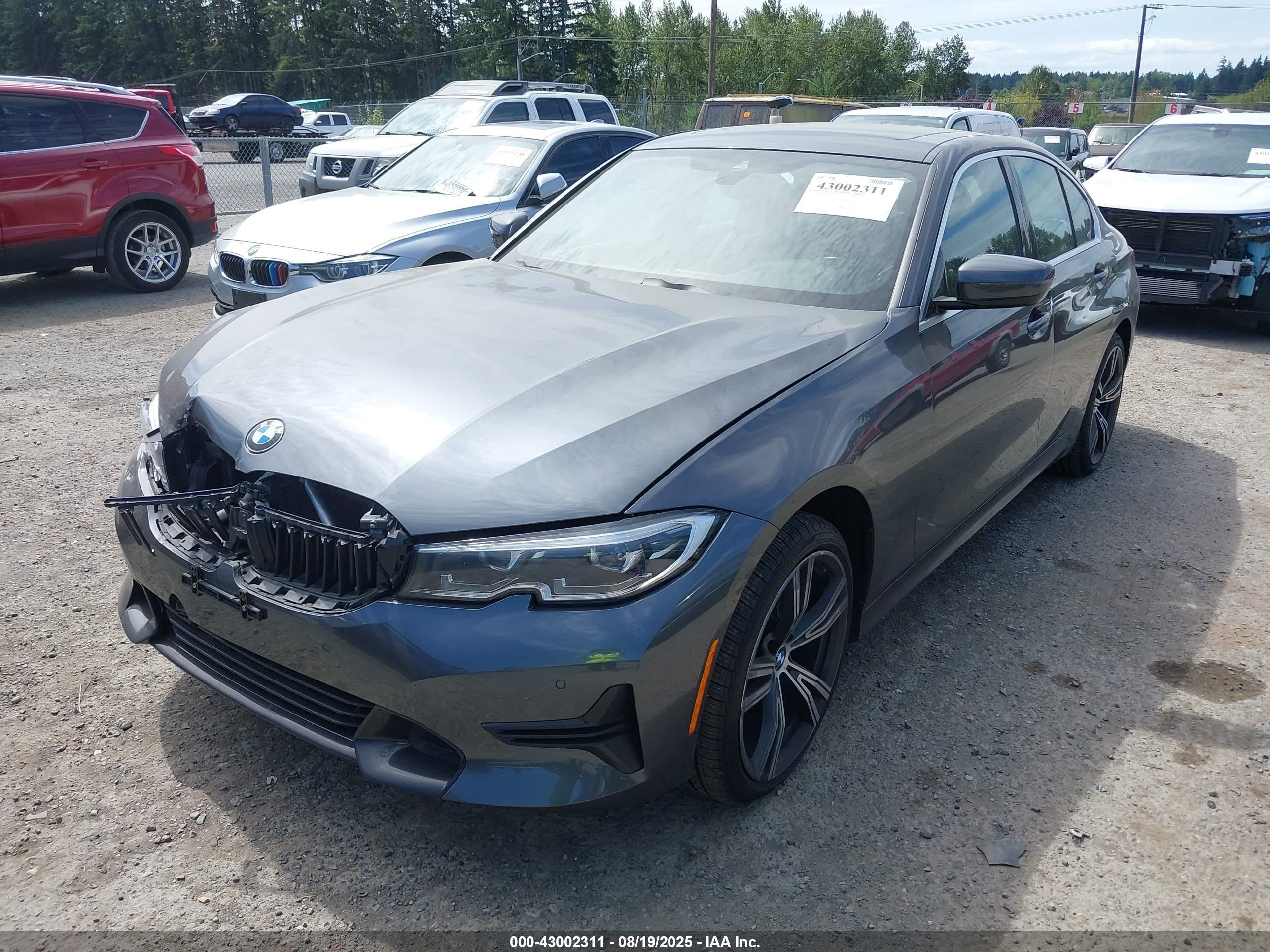 2020 Bmw 330i   Gray vin: 3MW5R1J06L8B14799