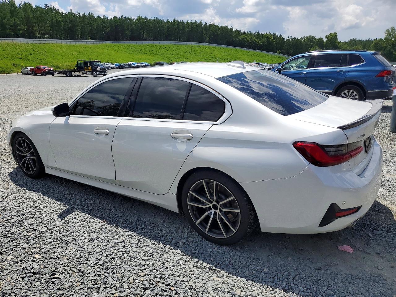 2021 Bmw 330xi White vin: 3MW5R7J00M8B51156
