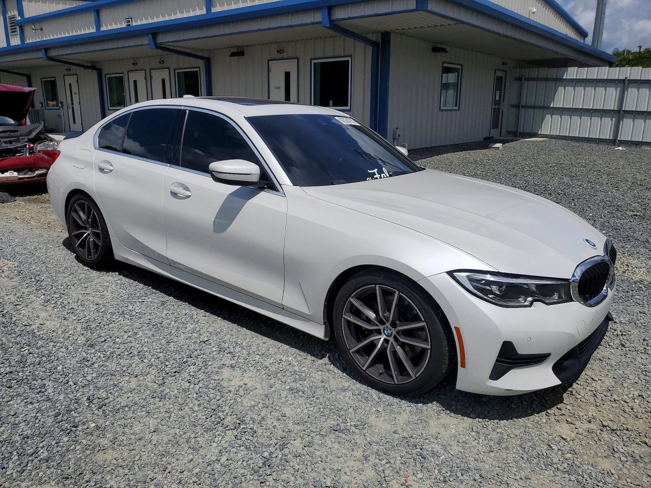 2021 Bmw 330xi White vin: 3MW5R7J00M8B51156