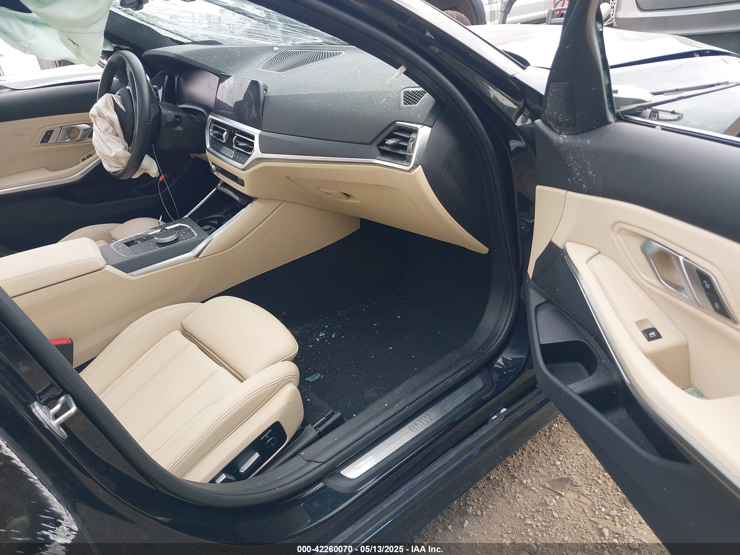2021 Bmw 330i Xdrive Черный vin: 3MW5R7J00M8B79538