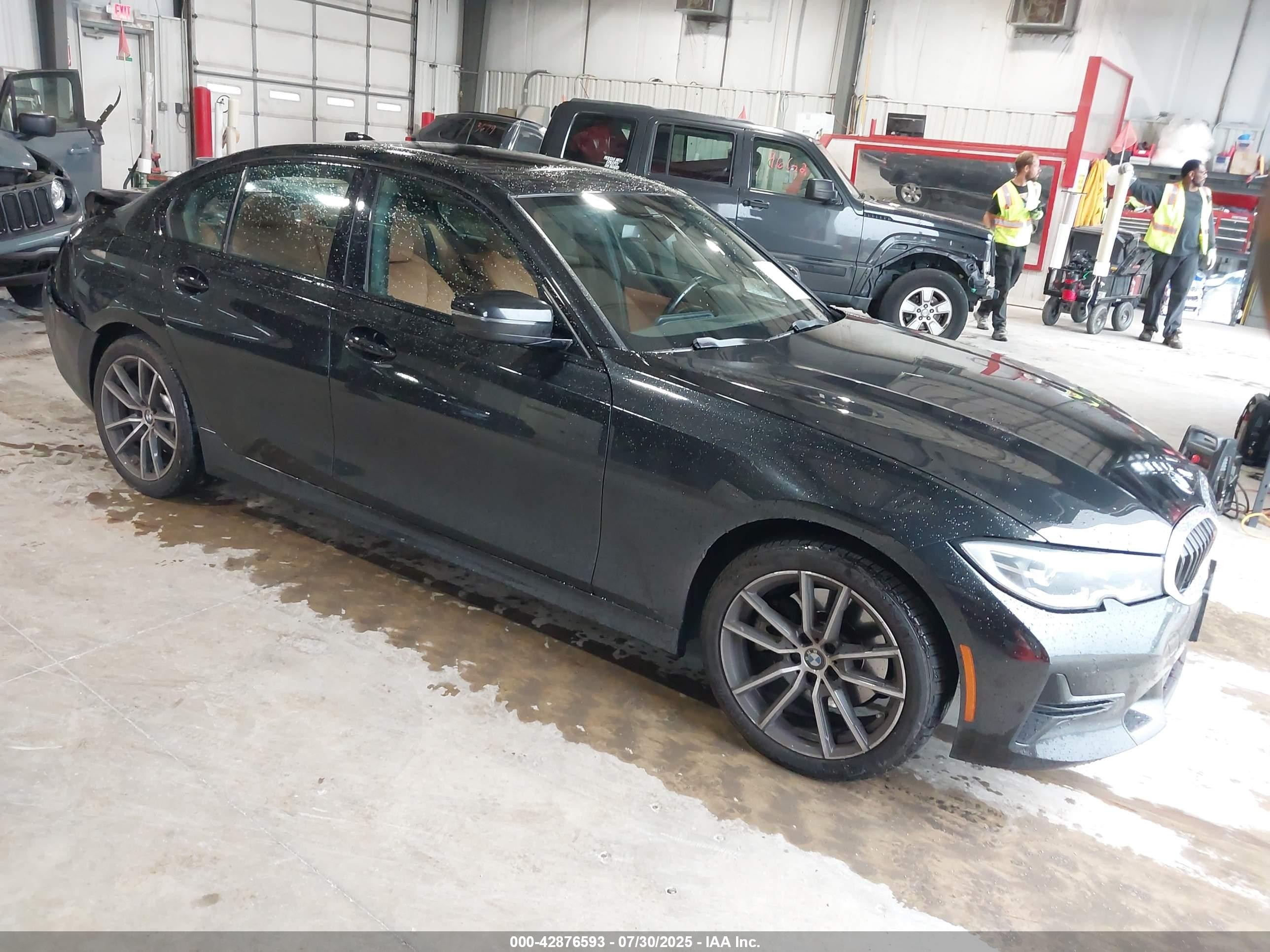 2022 Bmw 330i Xdrive Black vin: 3MW5R7J00N8C26844