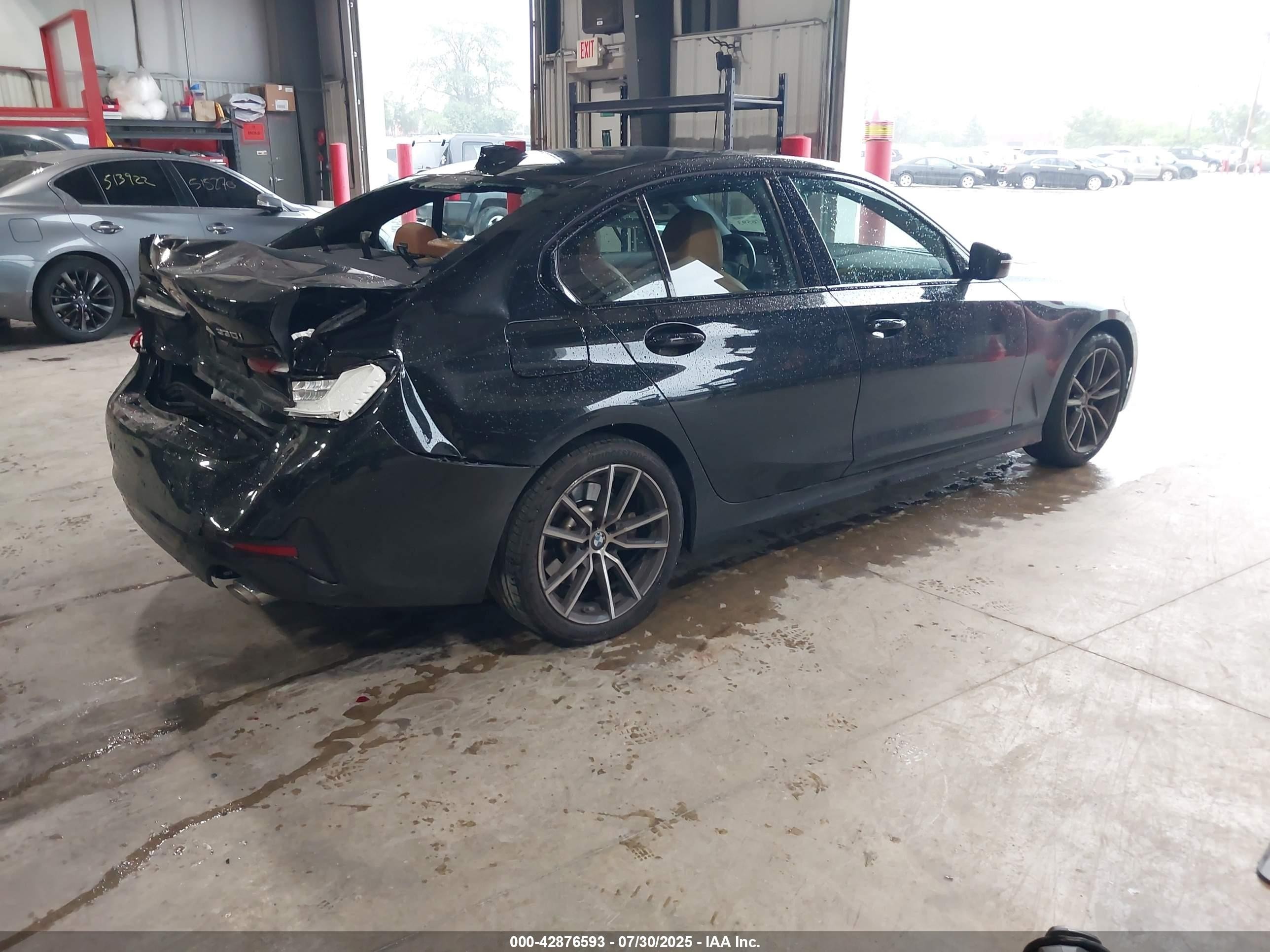 2022 Bmw 330i Xdrive Black vin: 3MW5R7J00N8C26844