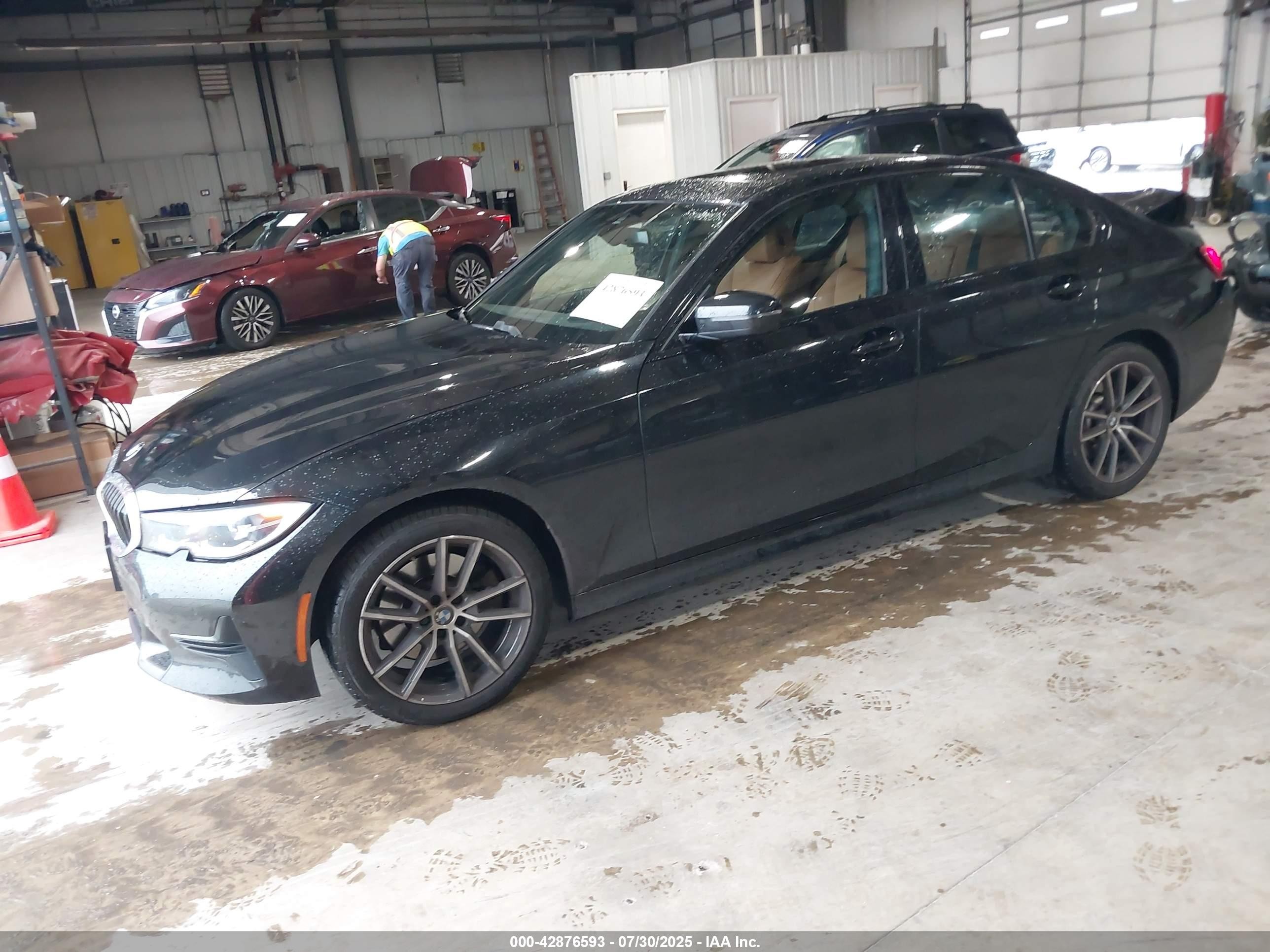 2022 Bmw 330i Xdrive Black vin: 3MW5R7J00N8C26844
