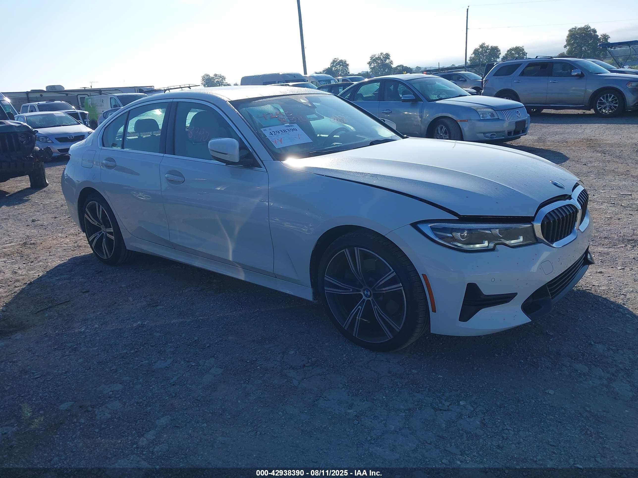 2022 Bmw 330i Xdrive White vin: 3MW5R7J01N8C23368