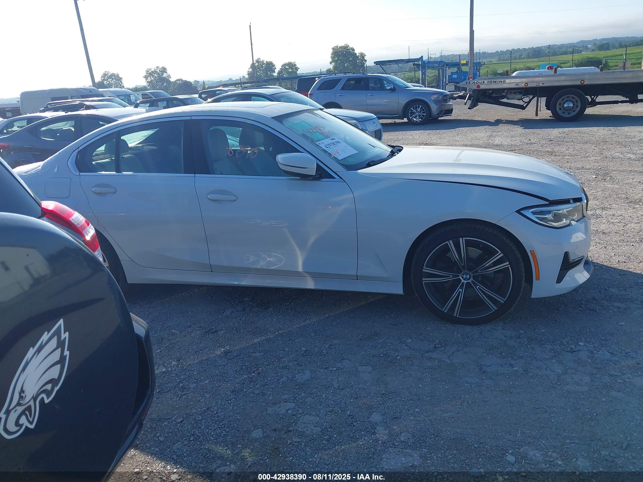 2022 Bmw 330i Xdrive White vin: 3MW5R7J01N8C23368