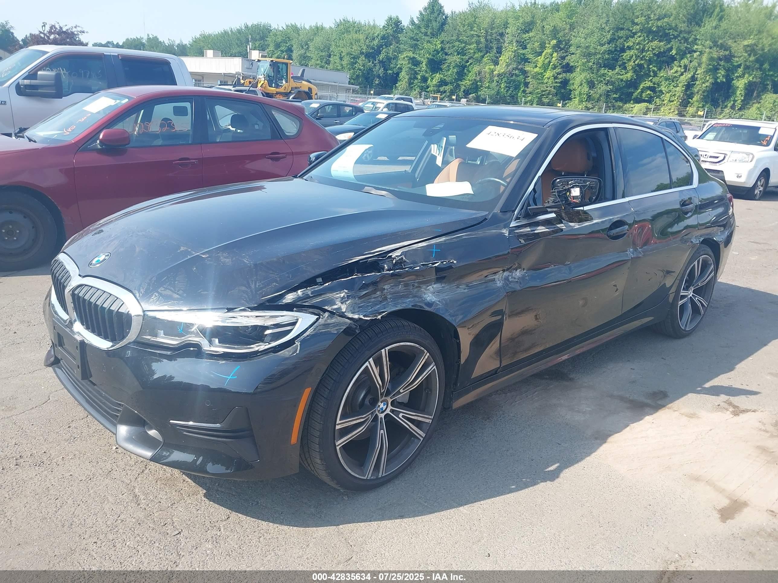 2022 Bmw 330i Xdrive Black vin: 3MW5R7J01N8C49856