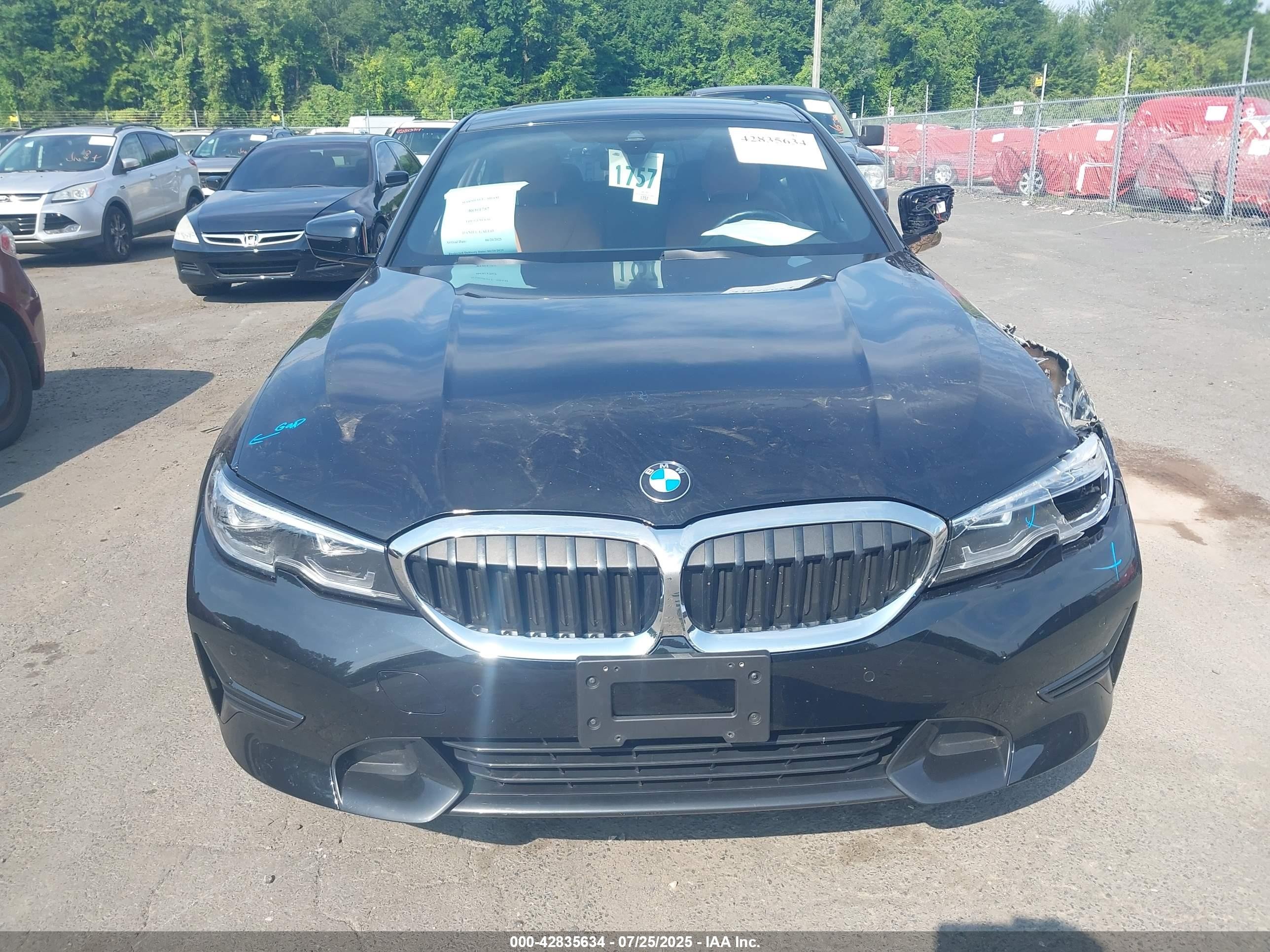 2022 Bmw 330i Xdrive Black vin: 3MW5R7J01N8C49856