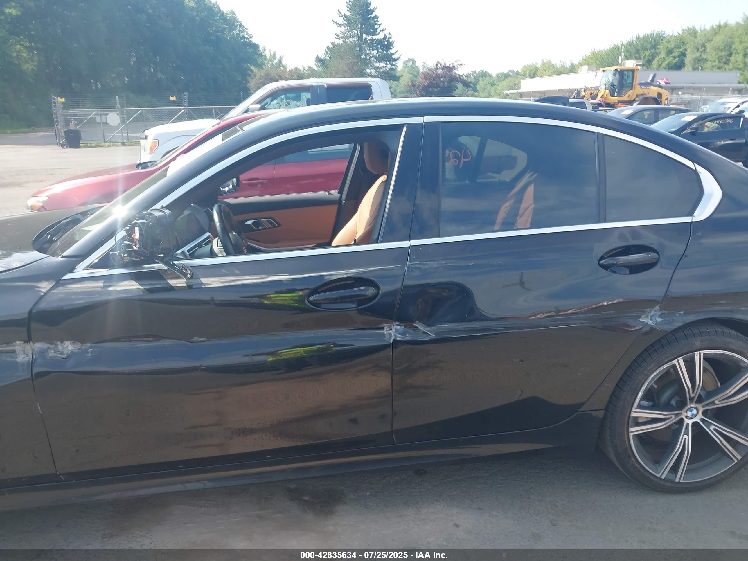 2022 Bmw 330i Xdrive Black vin: 3MW5R7J01N8C49856