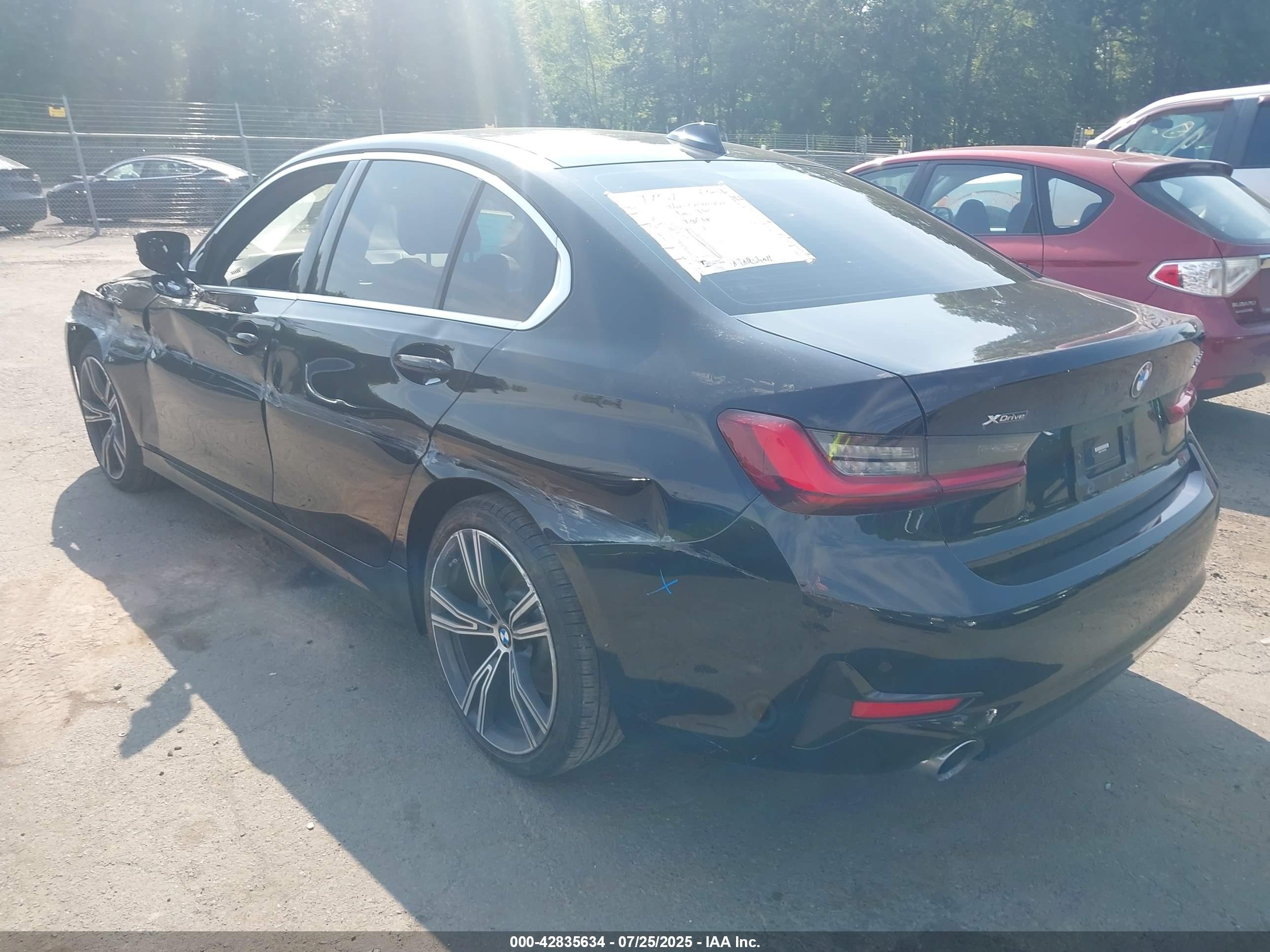 2022 Bmw 330i Xdrive Black vin: 3MW5R7J01N8C49856