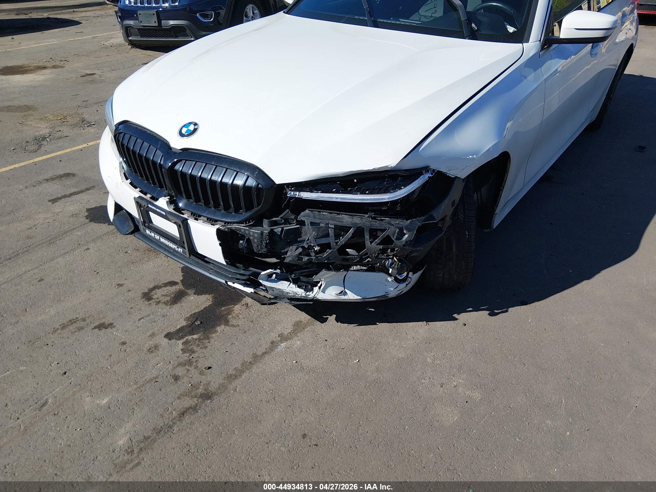 2020 Bmw 330i Xdrive White vin: 3MW5R7J03L8B06002