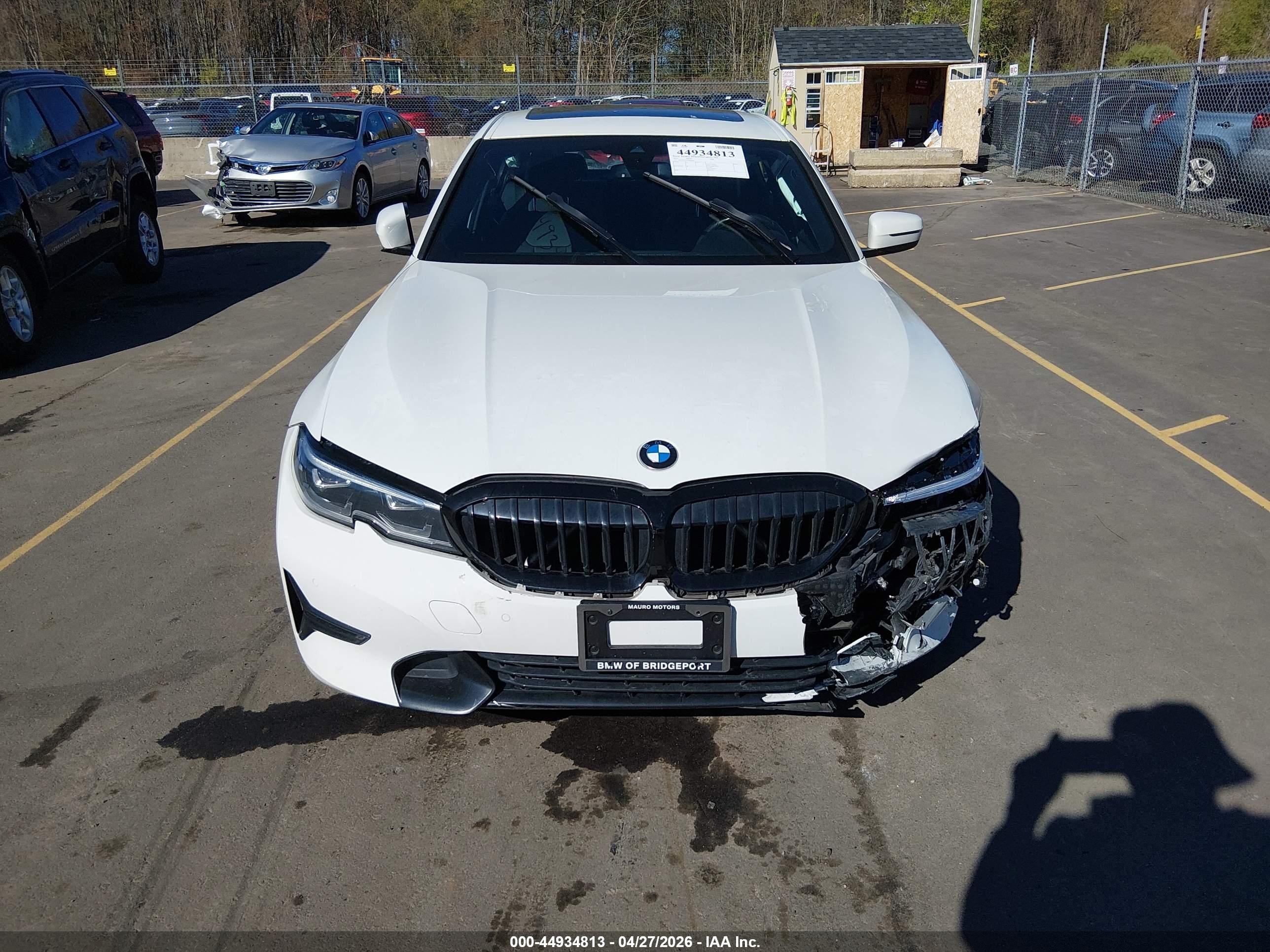 2020 Bmw 330i Xdrive White vin: 3MW5R7J03L8B06002