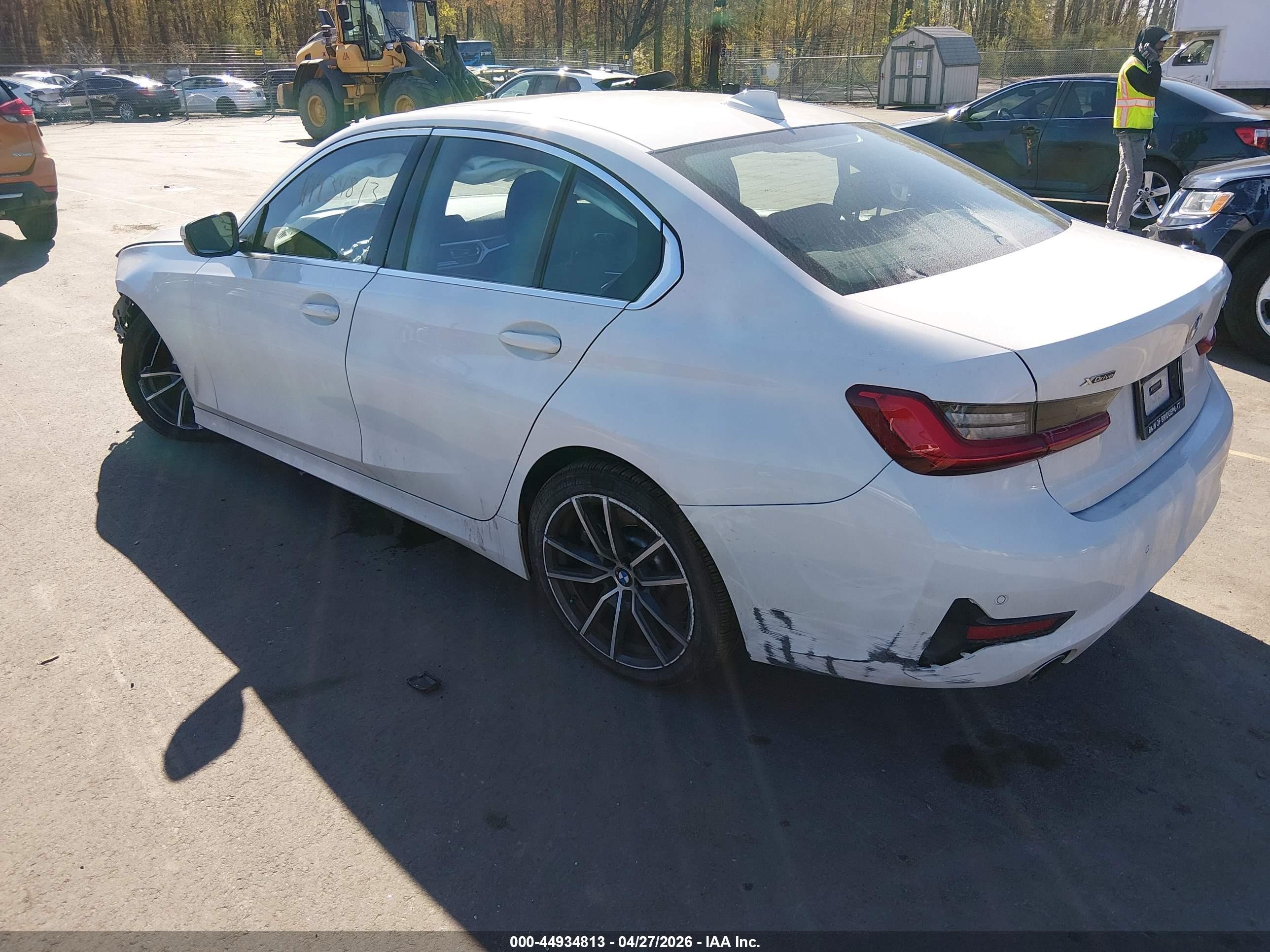 2020 Bmw 330i Xdrive White vin: 3MW5R7J03L8B06002