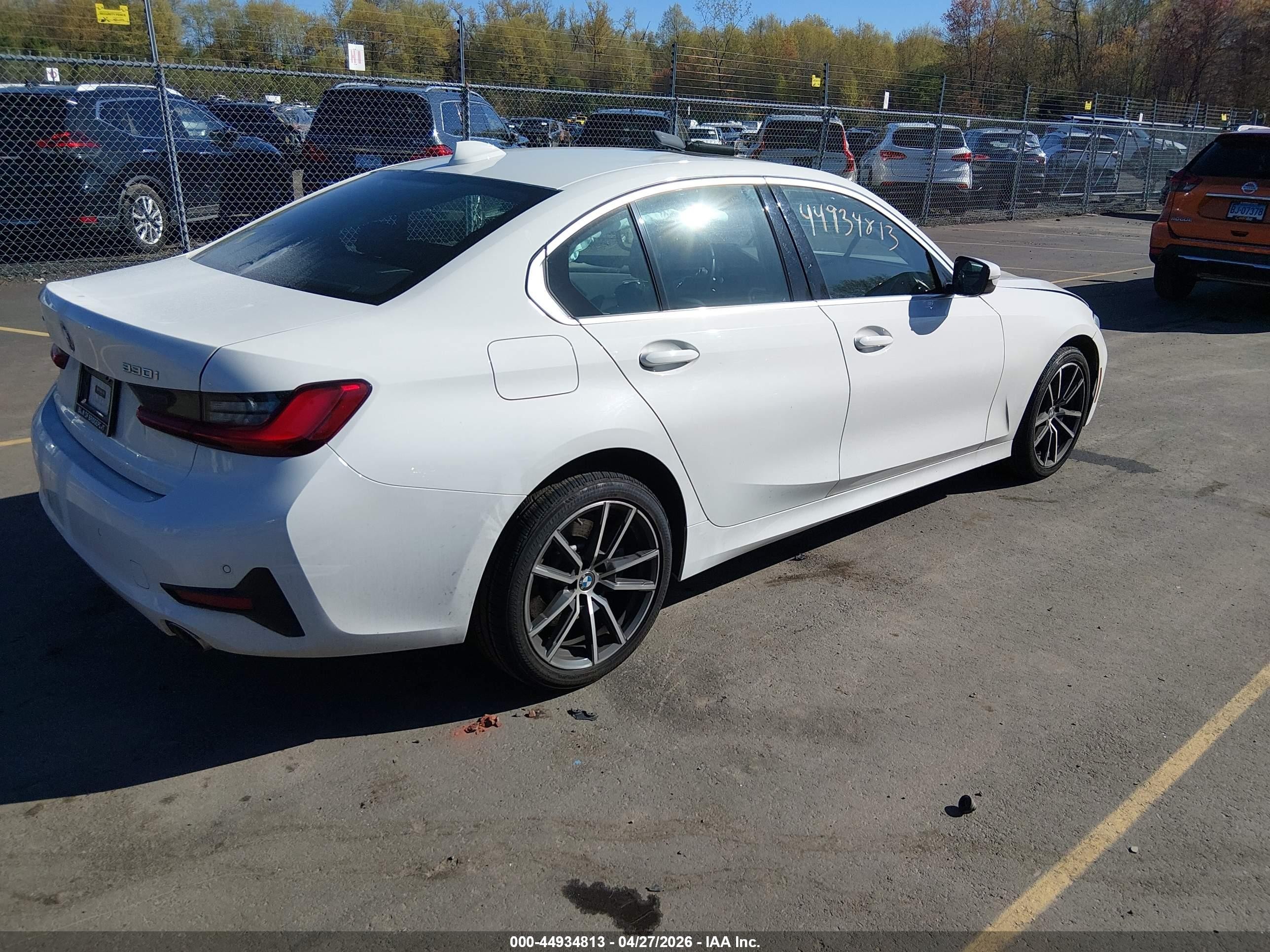 2020 Bmw 330i Xdrive White vin: 3MW5R7J03L8B06002