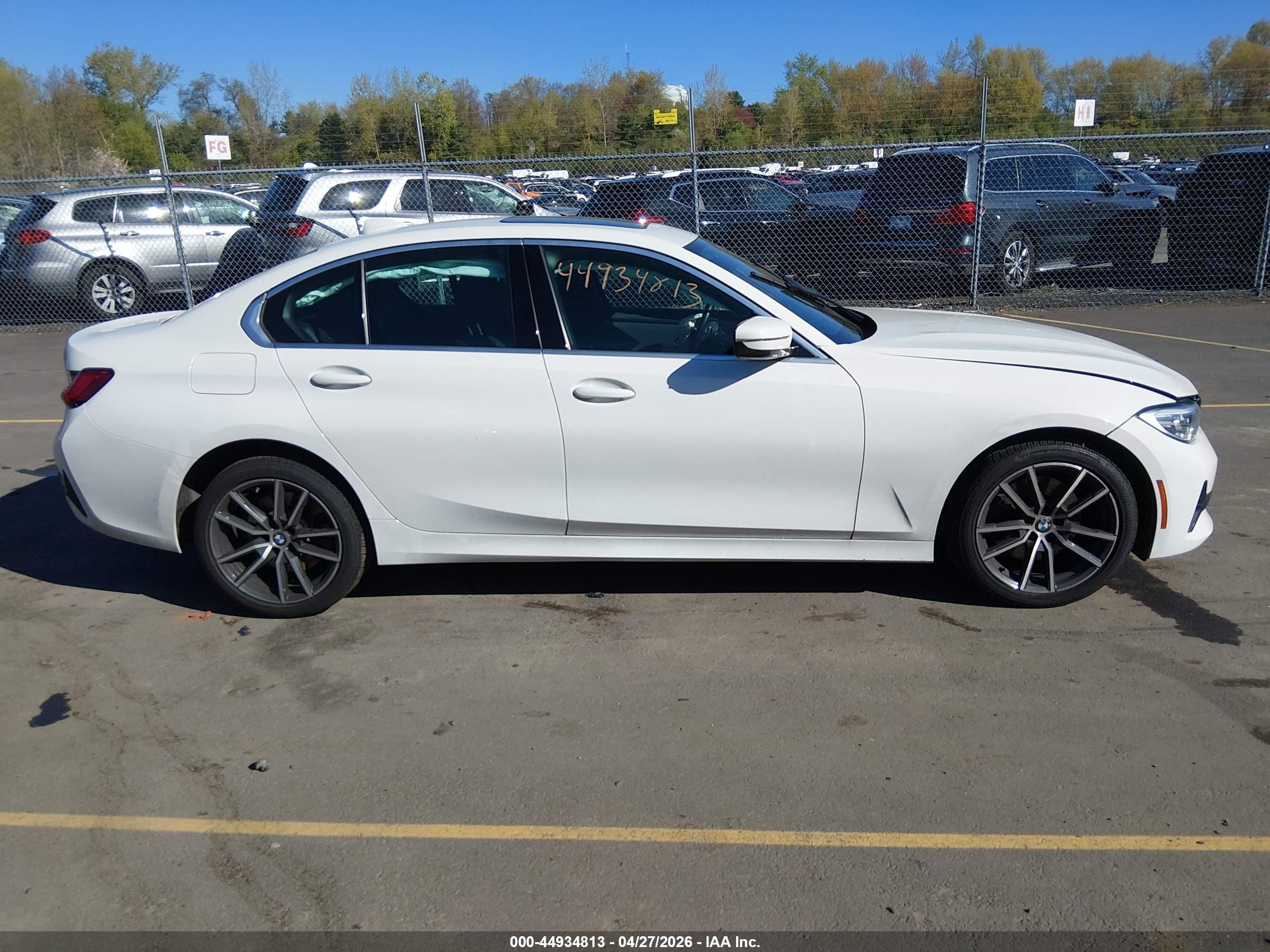 2020 Bmw 330i Xdrive White vin: 3MW5R7J03L8B06002