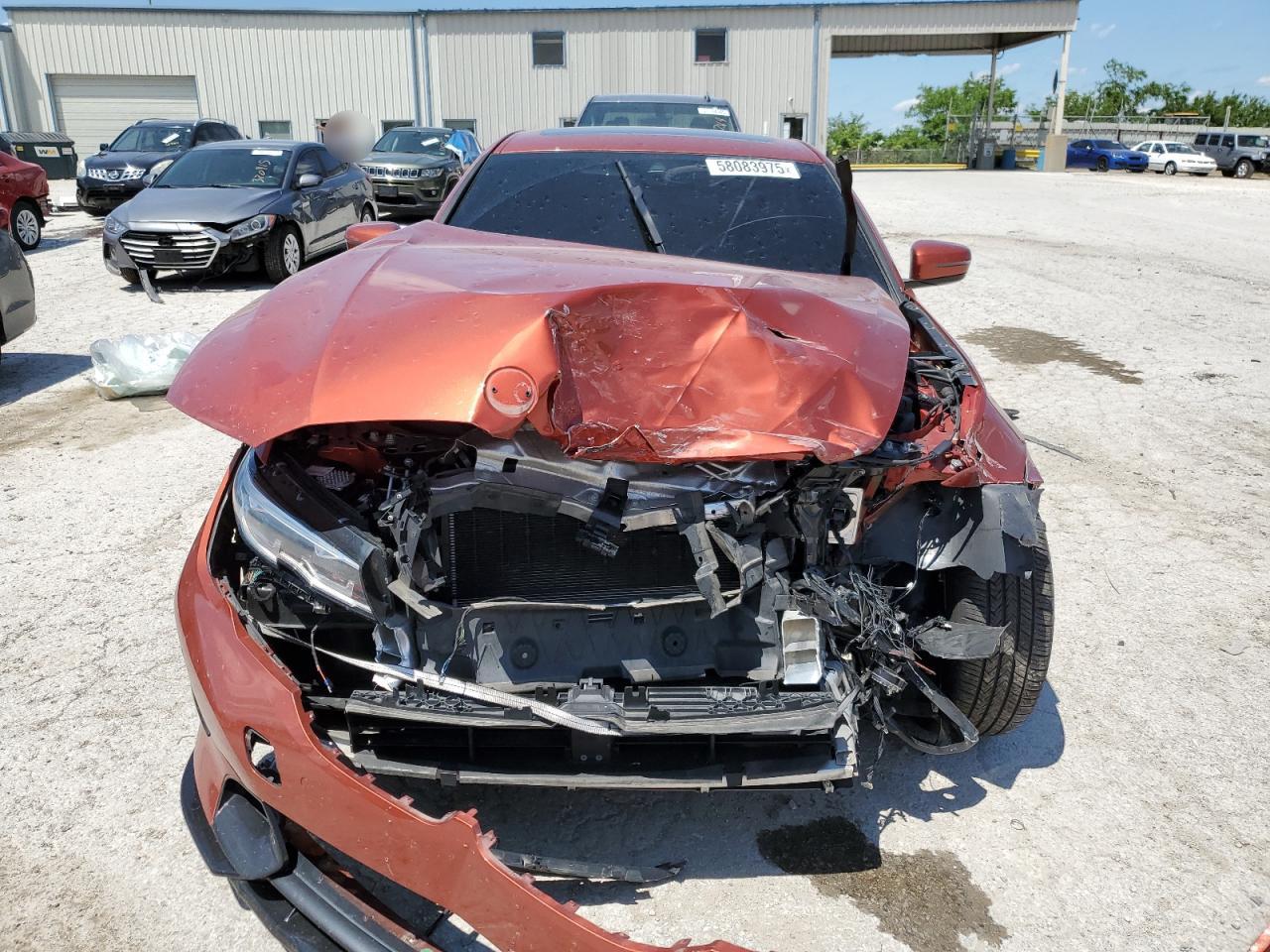 2021 Bmw 330xi    Orange vin: 3MW5R7J06M8B58404