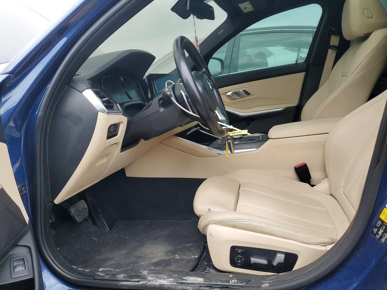 2021 Bmw 330xi Blue vin: 3MW5R7J06M8B73193