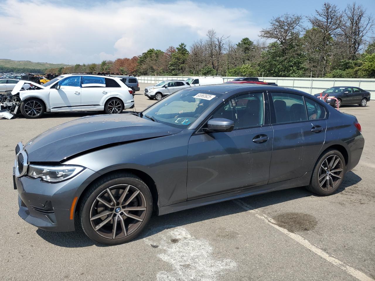 2022 Bmw 330xi Charcoal vin: 3MW5R7J07N8C33189