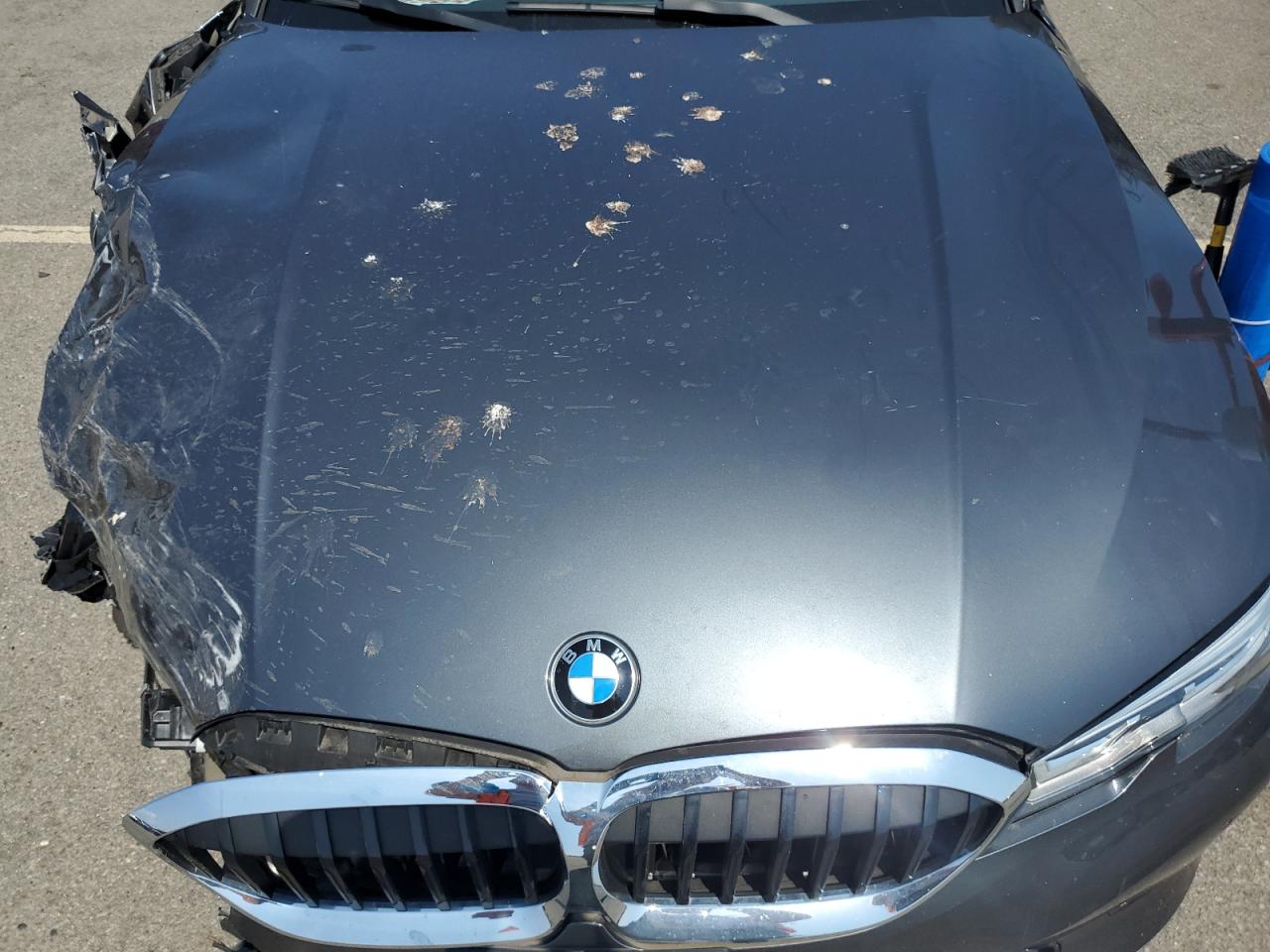 2022 Bmw 330xi Charcoal vin: 3MW5R7J07N8C33189