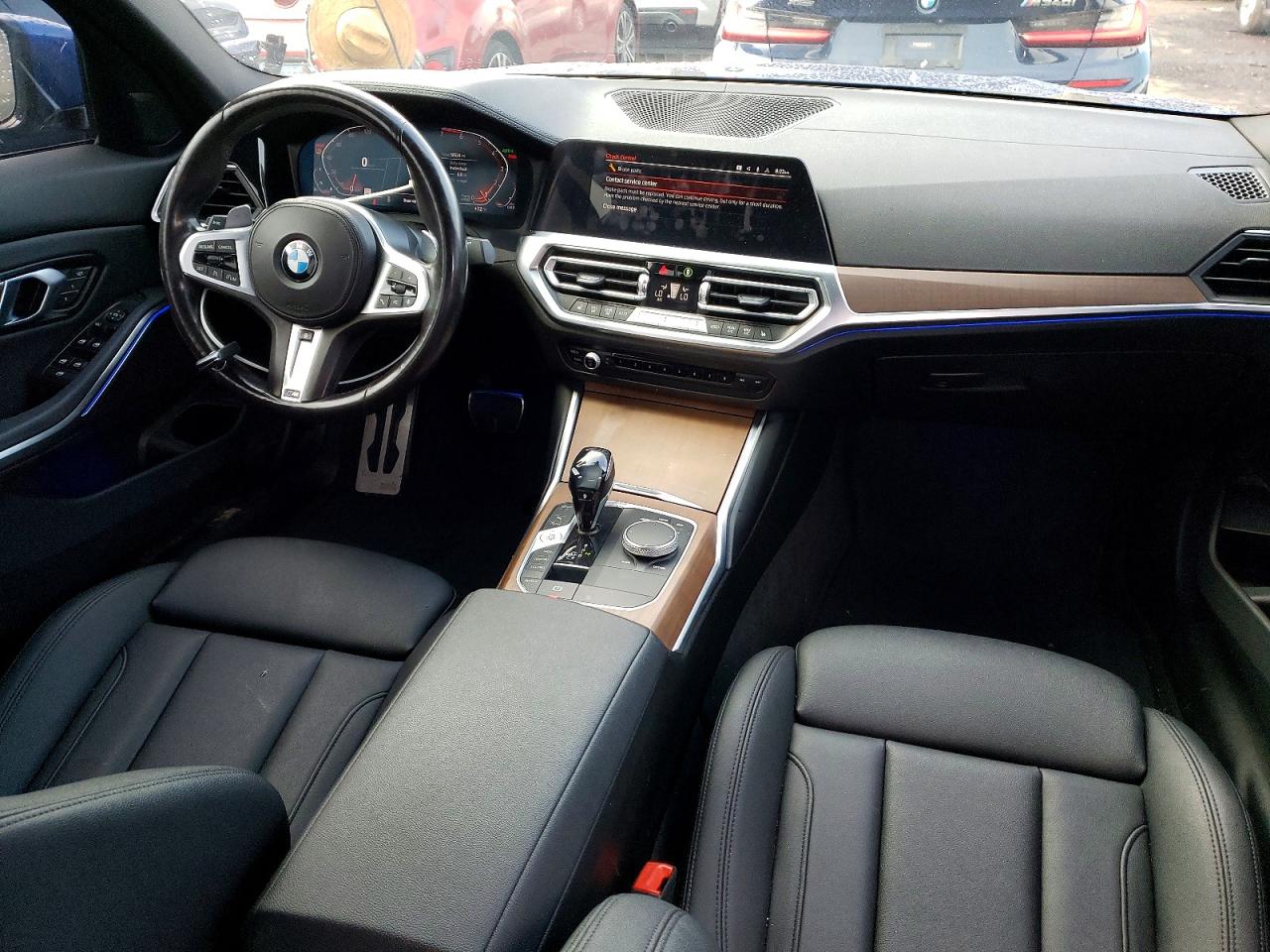 2021 Bmw 330xi Blue vin: 3MW5R7J09M8B93504