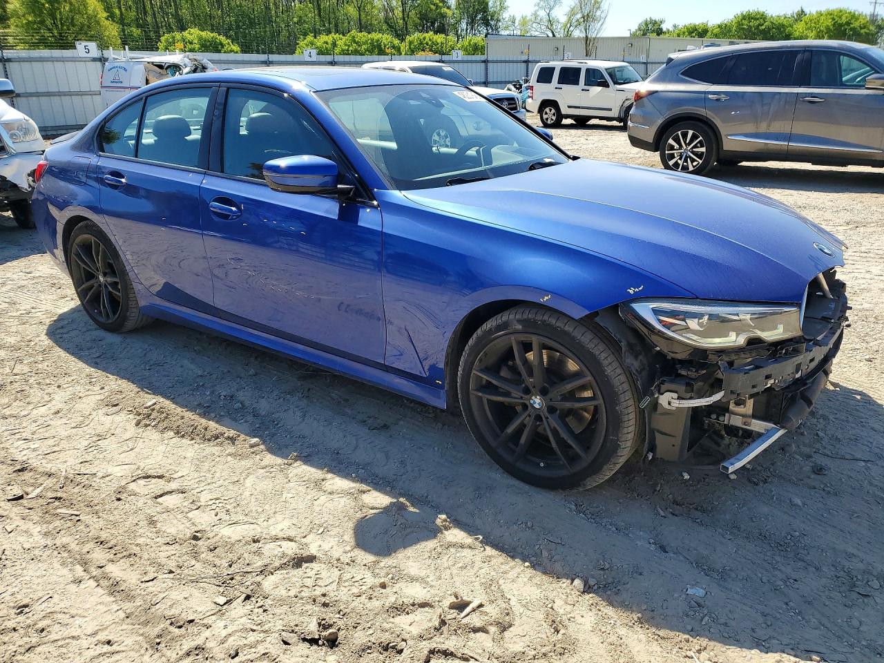 2020 Bmw 330xi Blue vin: 3MW5R7J0XL8B13187