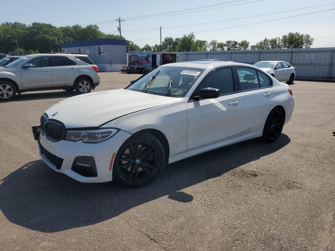 2021 Bmw 330xi    Белый vin: 3MW5R7J0XM8C18698