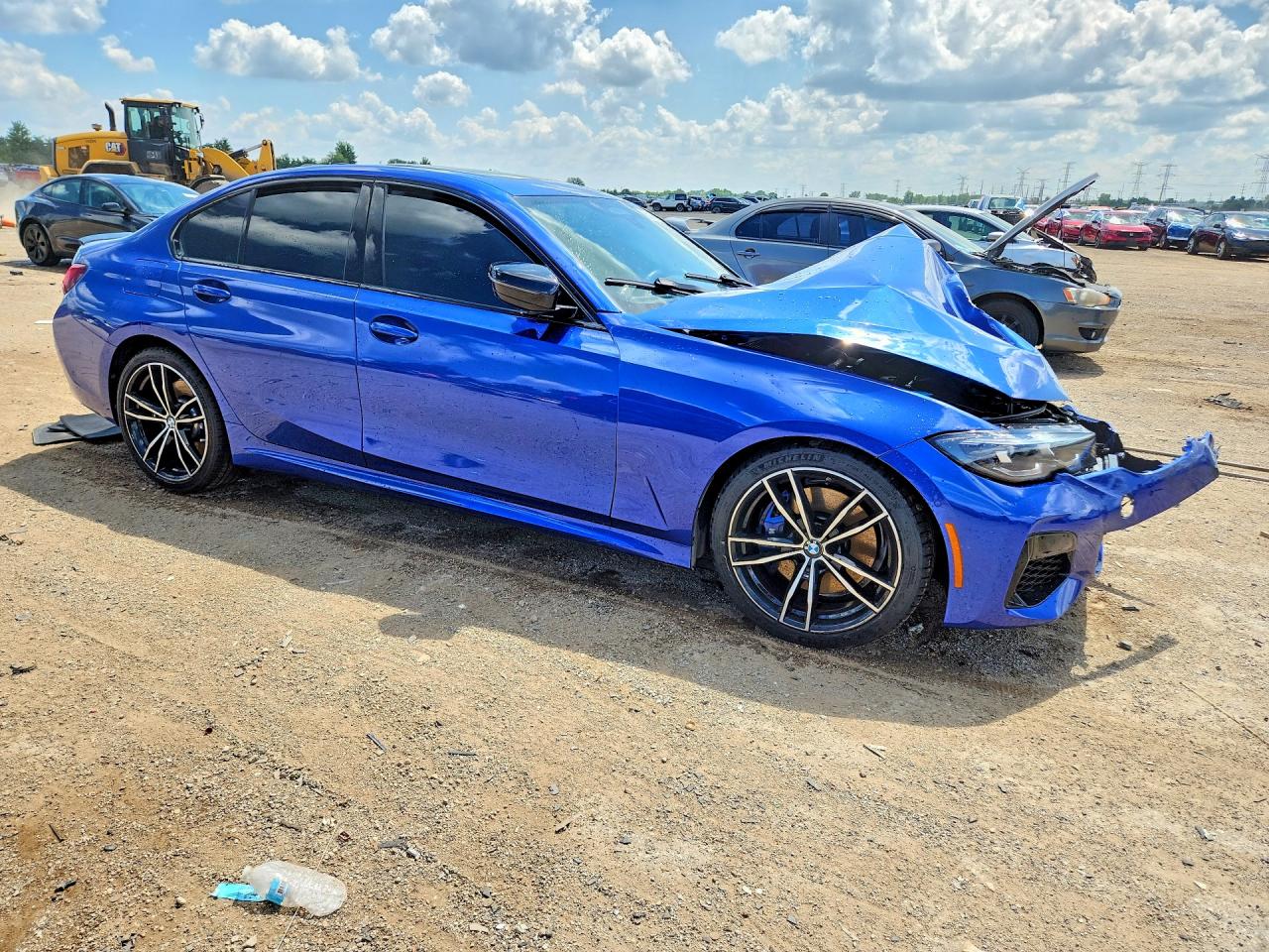 2022 Bmw M340i Blue vin: 3MW5U7J01N8C28651