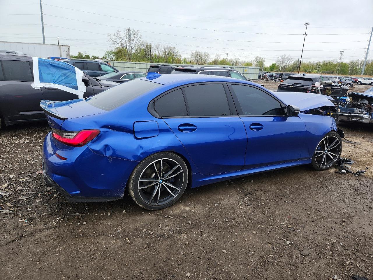 2021 Bmw M340i Blue vin: 3MW5U7J05M8B88072