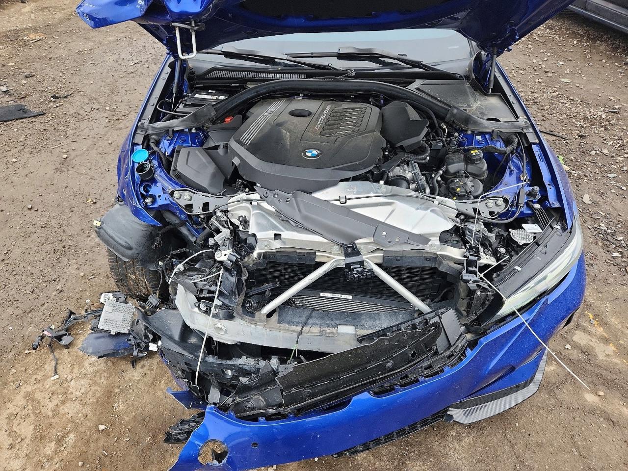 2021 Bmw M340i Blue vin: 3MW5U7J05M8B88072