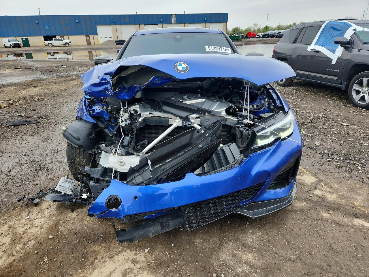 2021 Bmw M340i Blue vin: 3MW5U7J05M8B88072