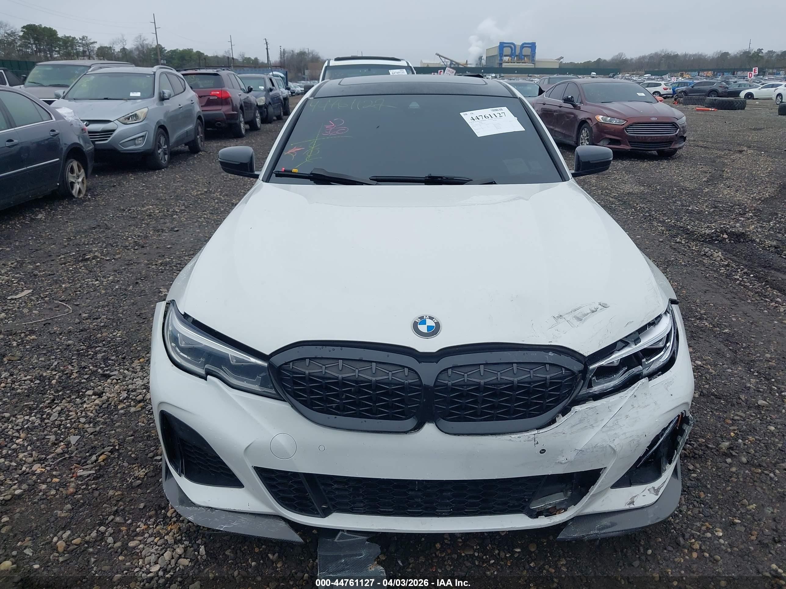 2021 Bmw M340i   White vin: 3MW5U7J07M8B92379