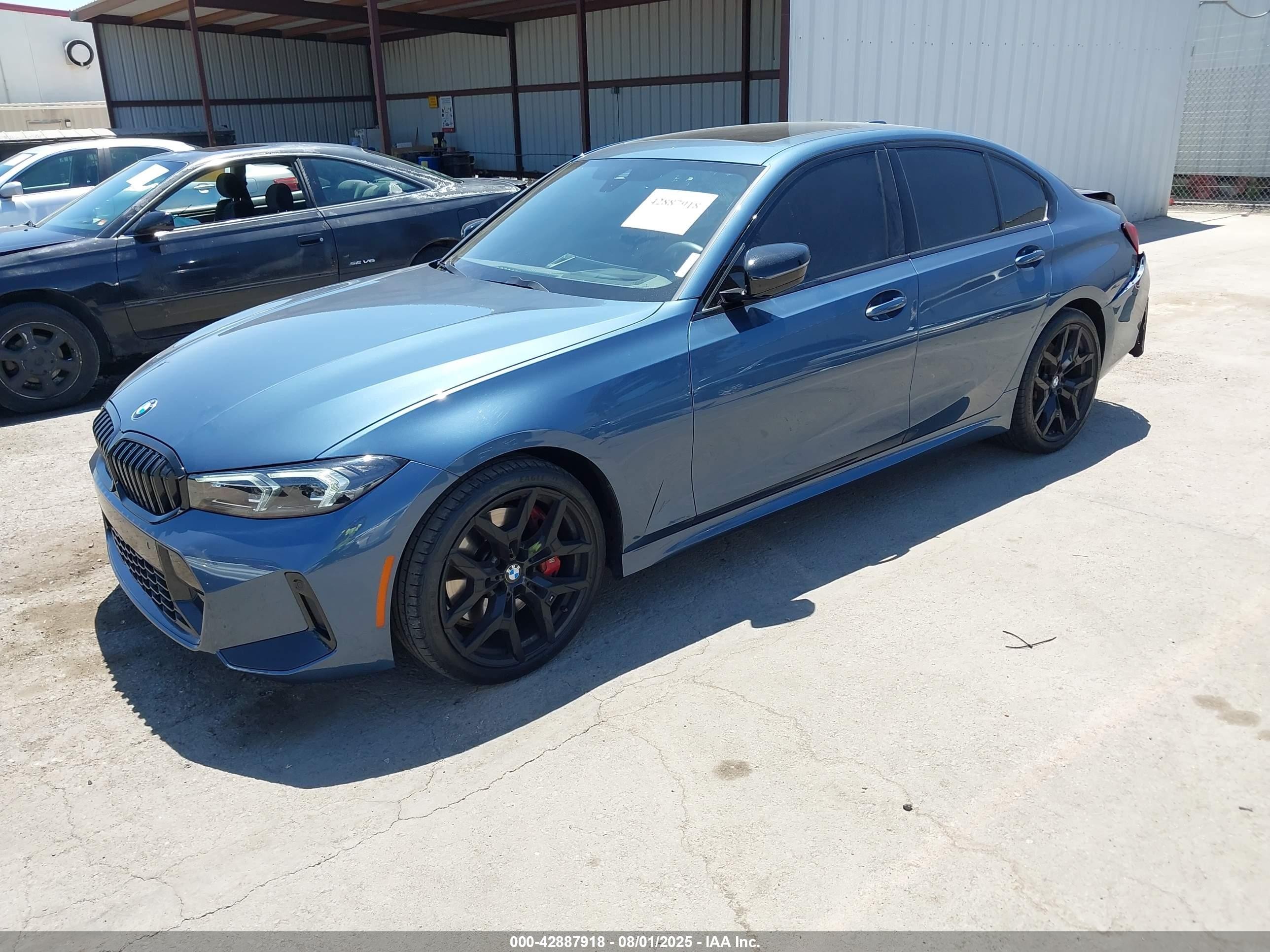 2025 Bmw 3 Series 330i Blue vin: 3MW69CW01S8E93864