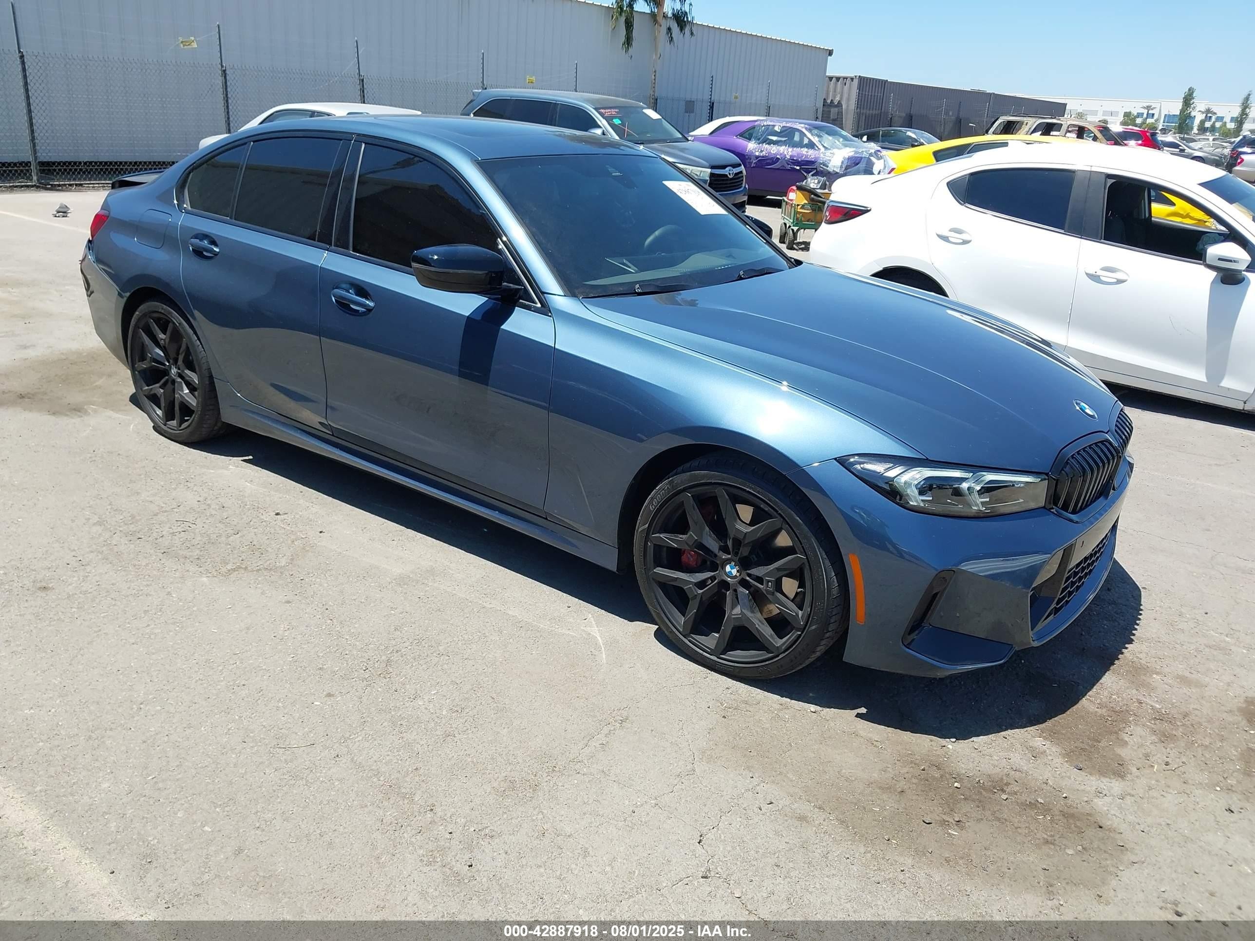 2025 Bmw 3 Series 330i Blue vin: 3MW69CW01S8E93864