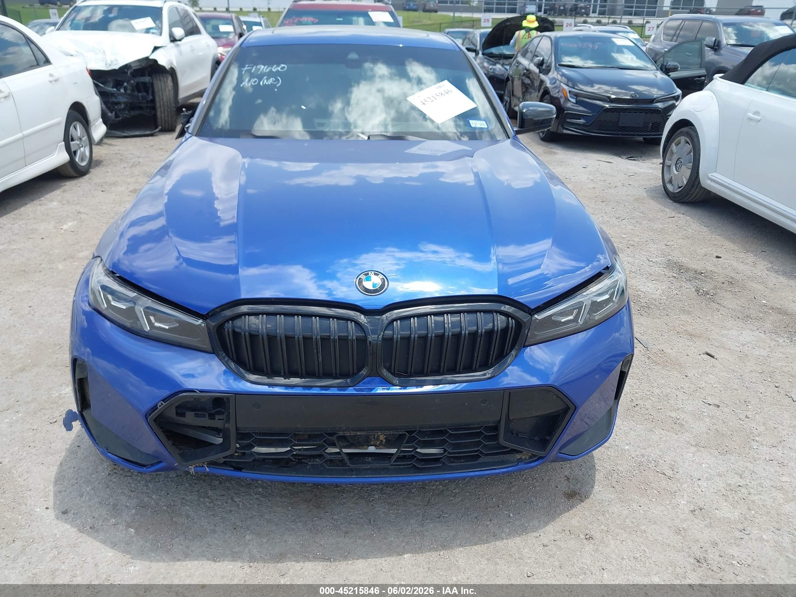 2025 Bmw 330i Blue vin: 3MW69CW07S8F19660