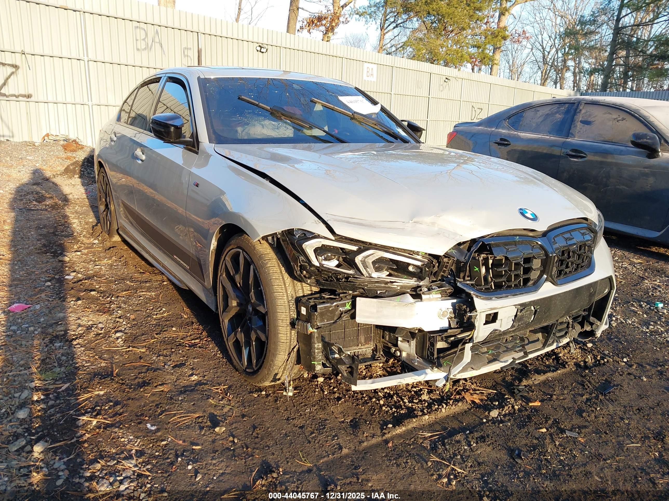 2025 Bmw M340i Xdrive Gray vin: 3MW69FT07S8F37663