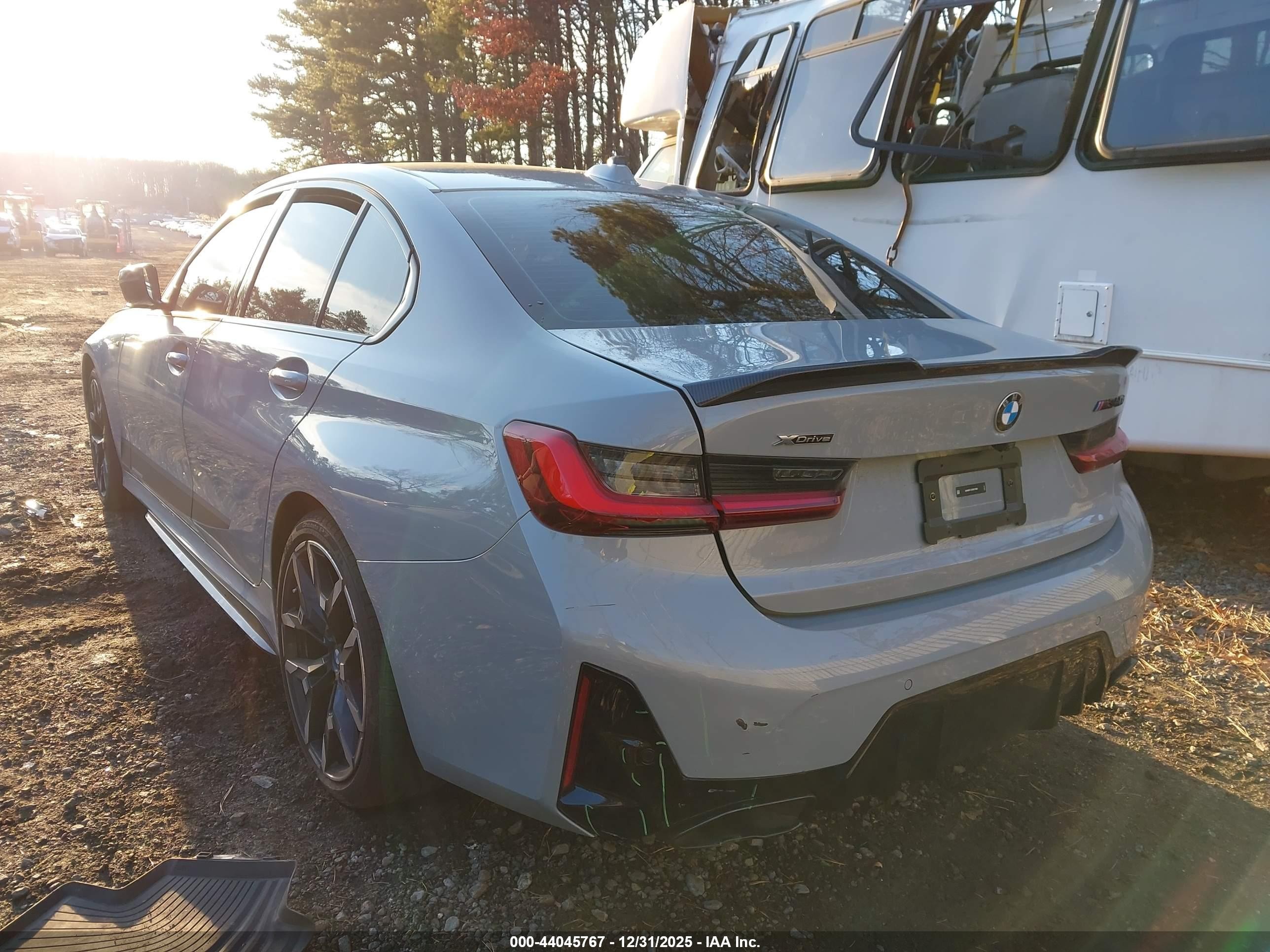 2025 Bmw M340i Xdrive Gray vin: 3MW69FT07S8F37663