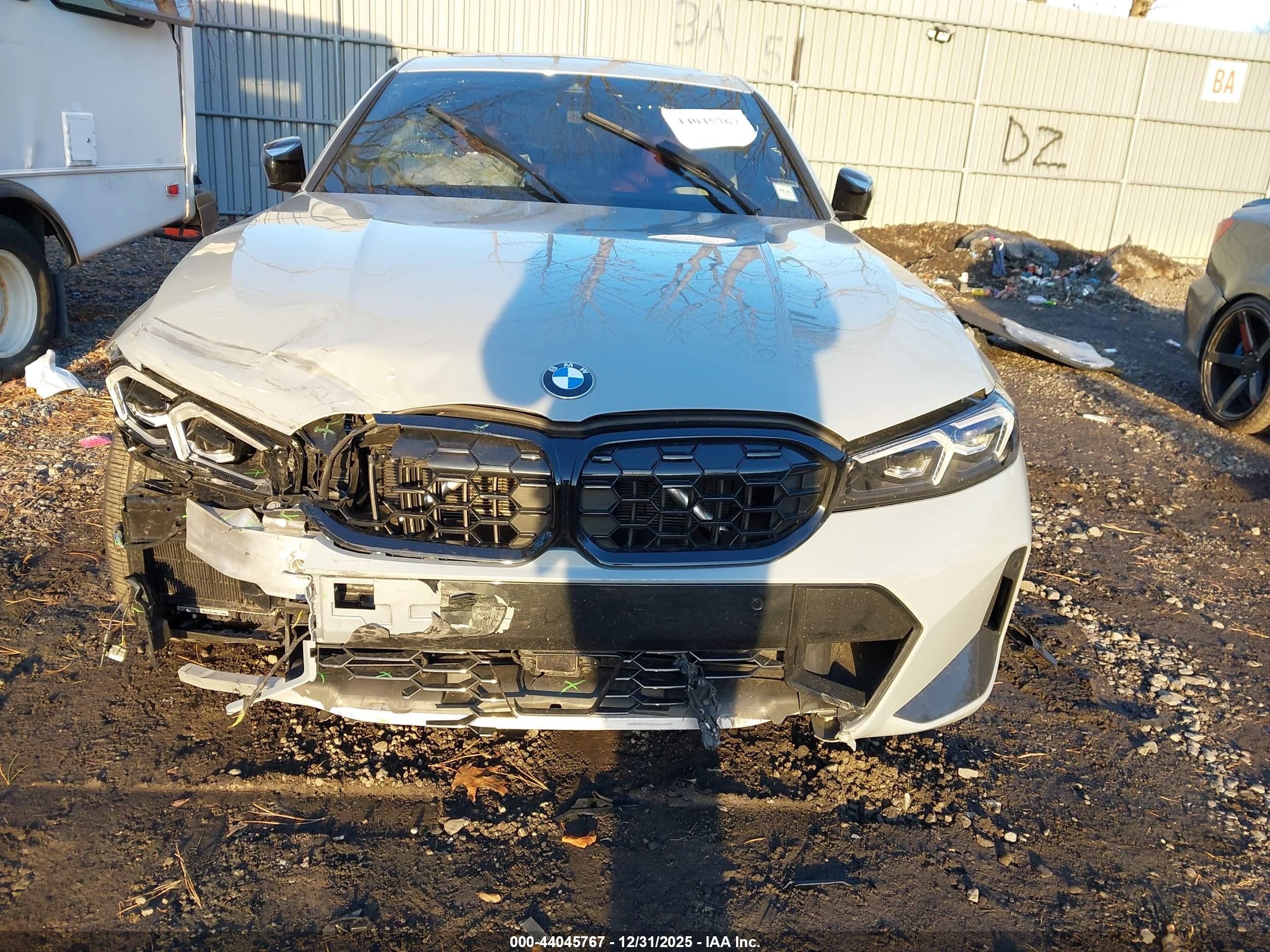 2025 Bmw M340i Xdrive Gray vin: 3MW69FT07S8F37663