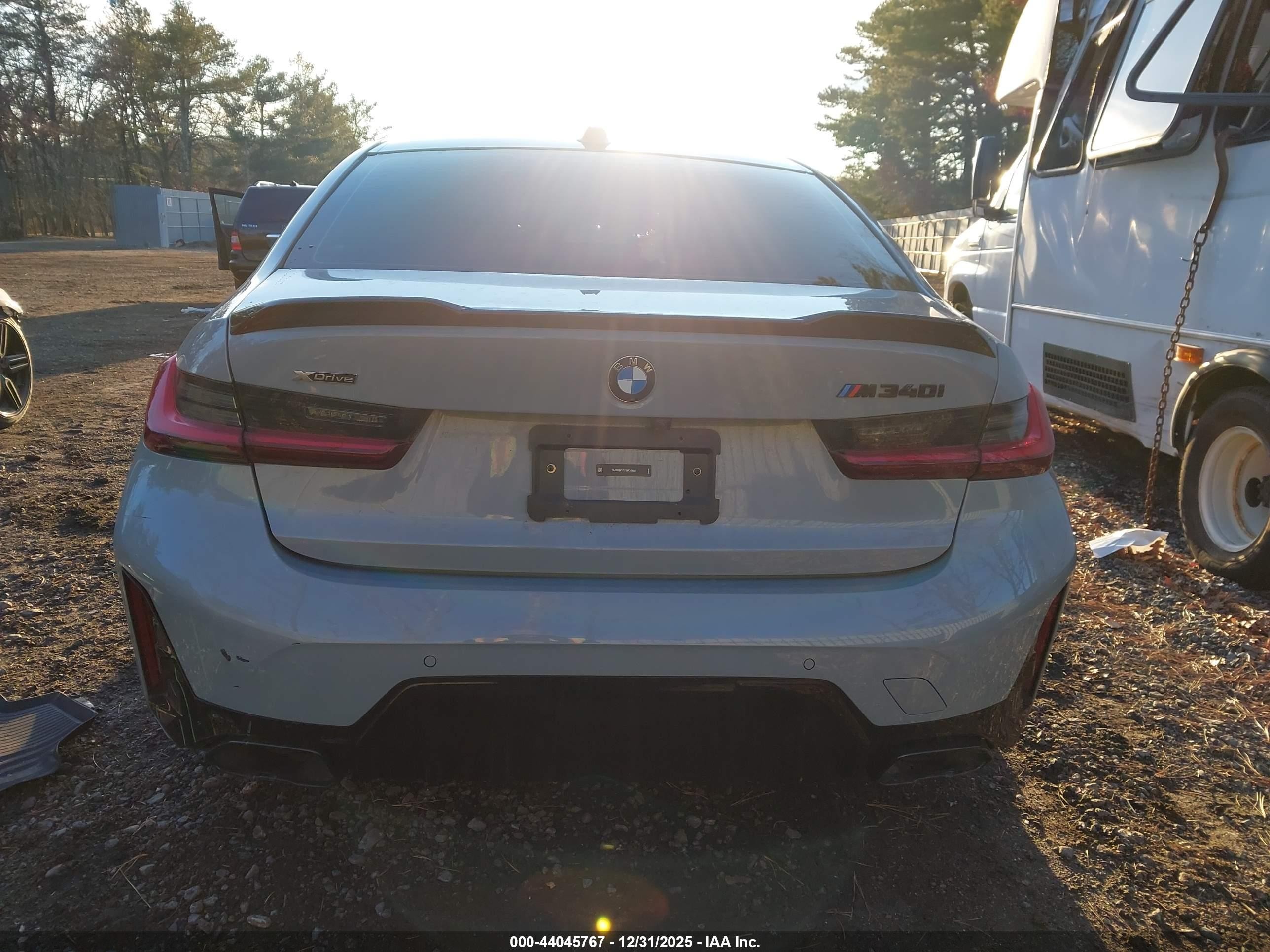 2025 Bmw M340i Xdrive Gray vin: 3MW69FT07S8F37663